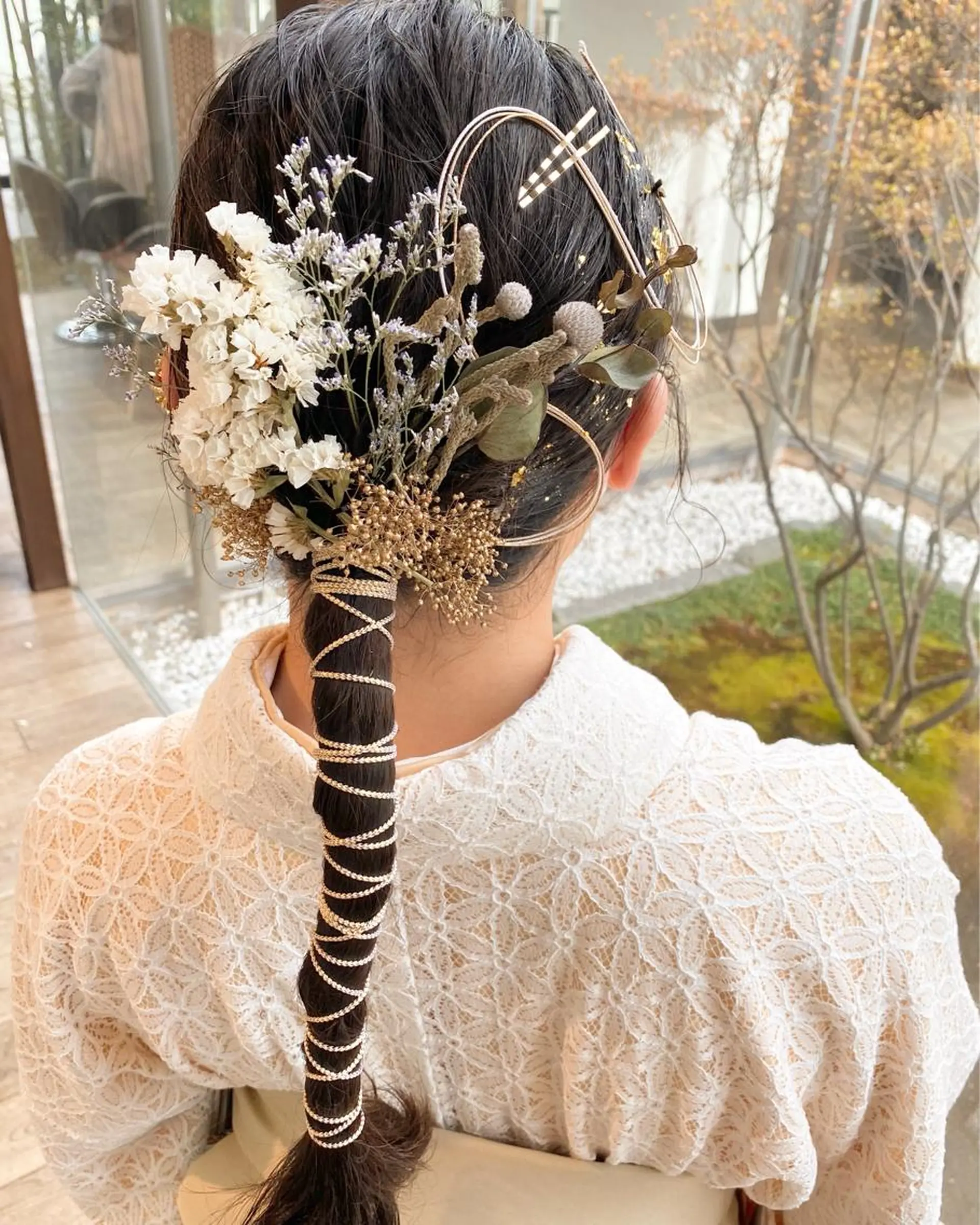 セミロング ヘアアレンジ 桑原 菜摘のヘアスタイル