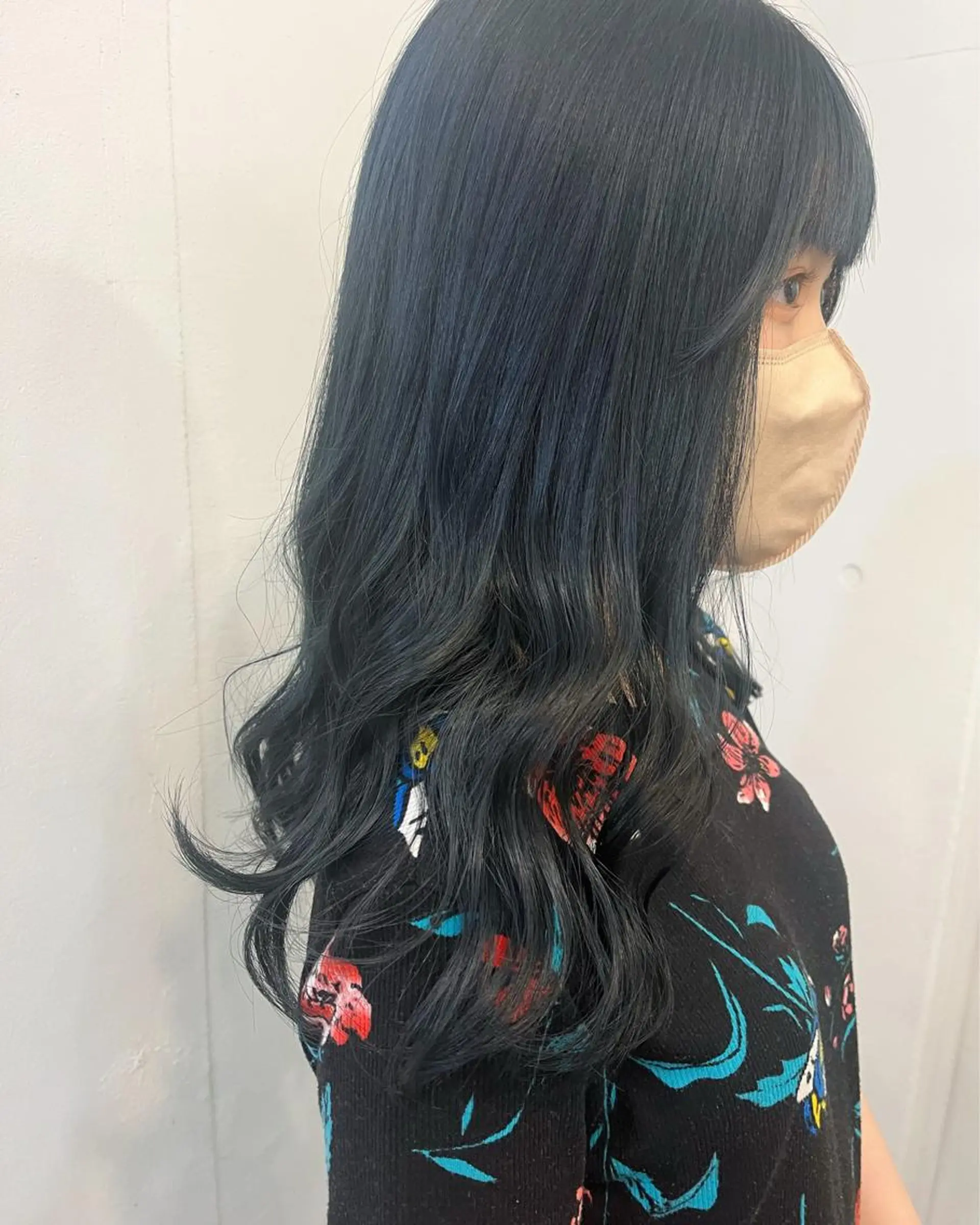 ロング カラー ブルーカラー ネイビーカラー mizuho🐈⬛ 艶髪¦ダークトーンのヘアスタイル