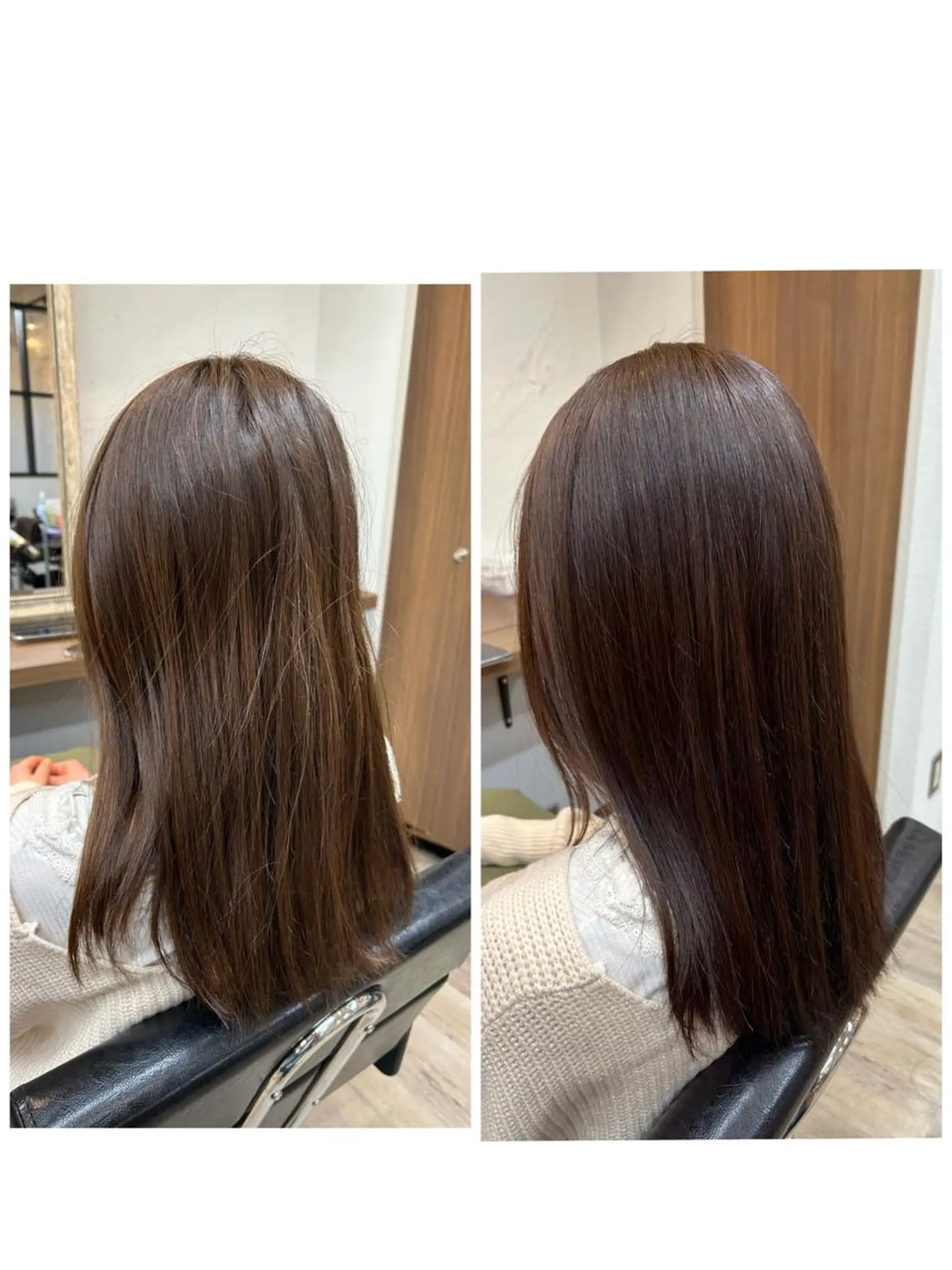 セミロング 髪質改善 トリートメント 小野 【髪質改善】のヘアスタイル