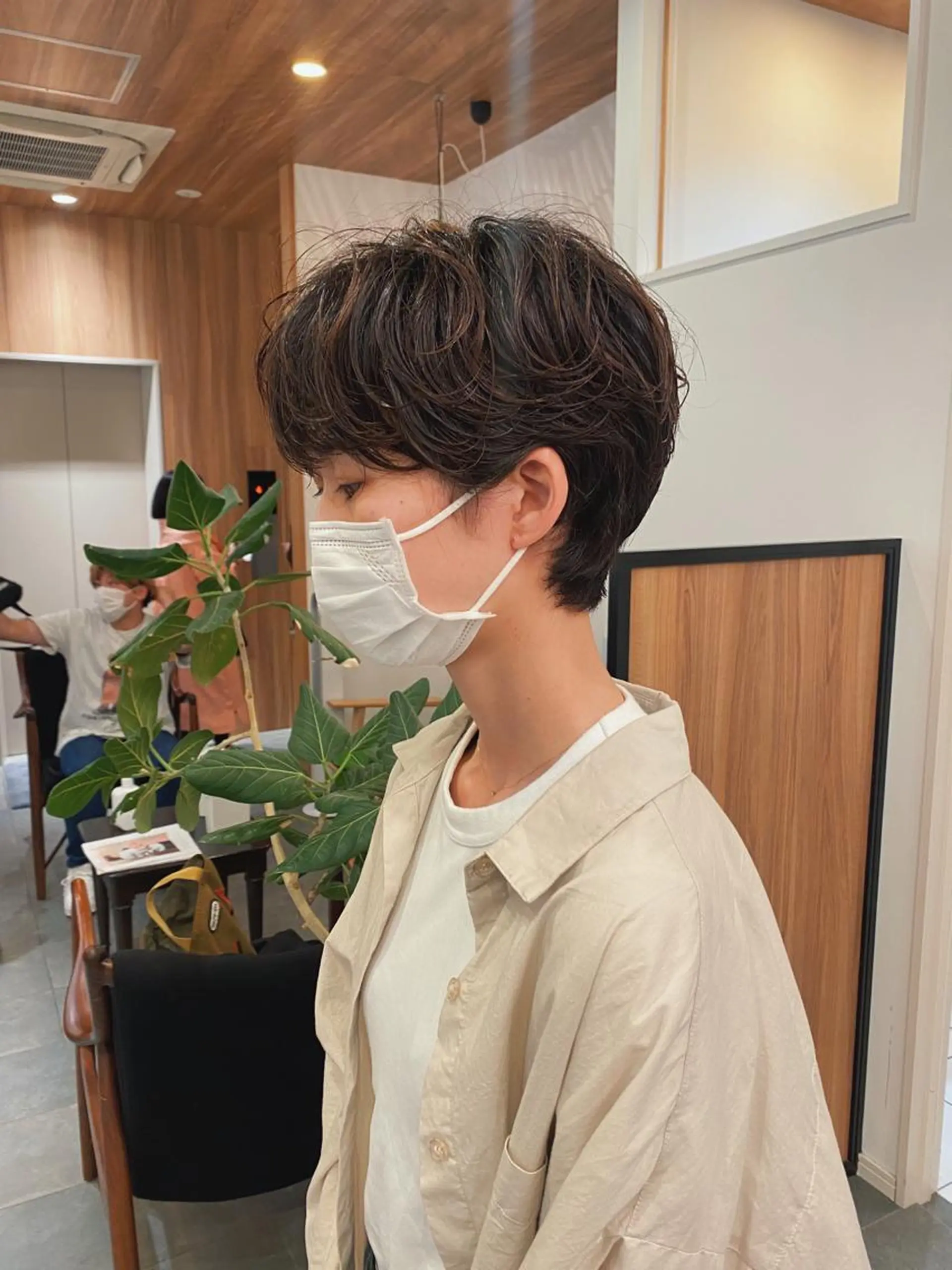 ショート カラー パーマ 🍃服部 雅哉🍃銀座◎のヘアスタイル