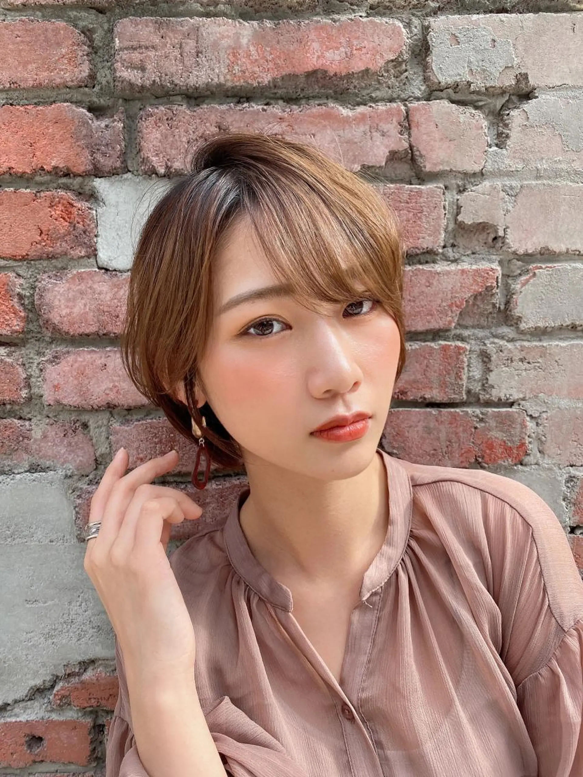 ショート カット ヘアカラー トリートメント 🌟モテ髪ショート 🌟店長 津賀涼のヘアスタイル