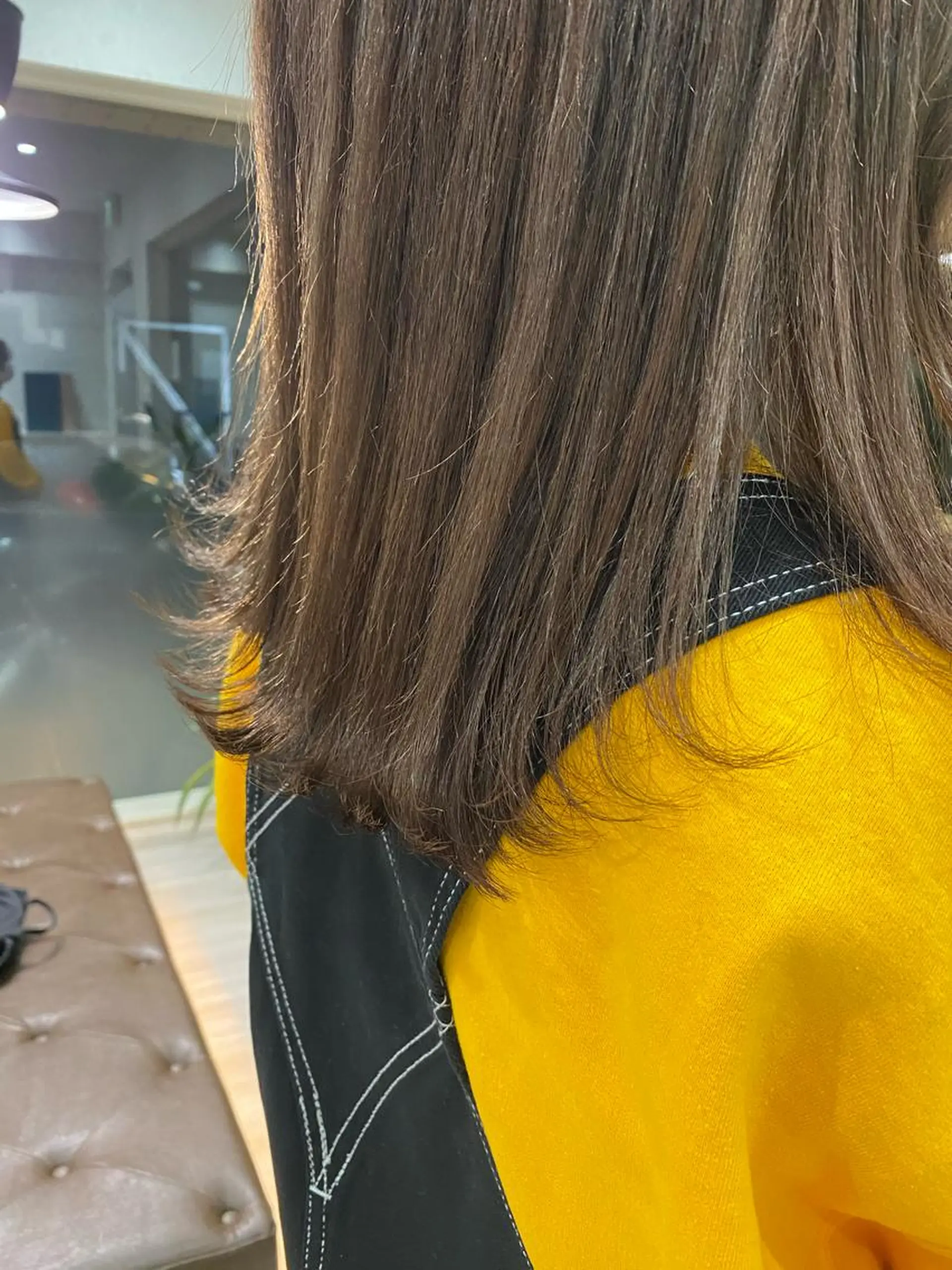 ミディアム カラー グレージュ 【美髪矯正特化】 ズケヤマのヘアスタイル