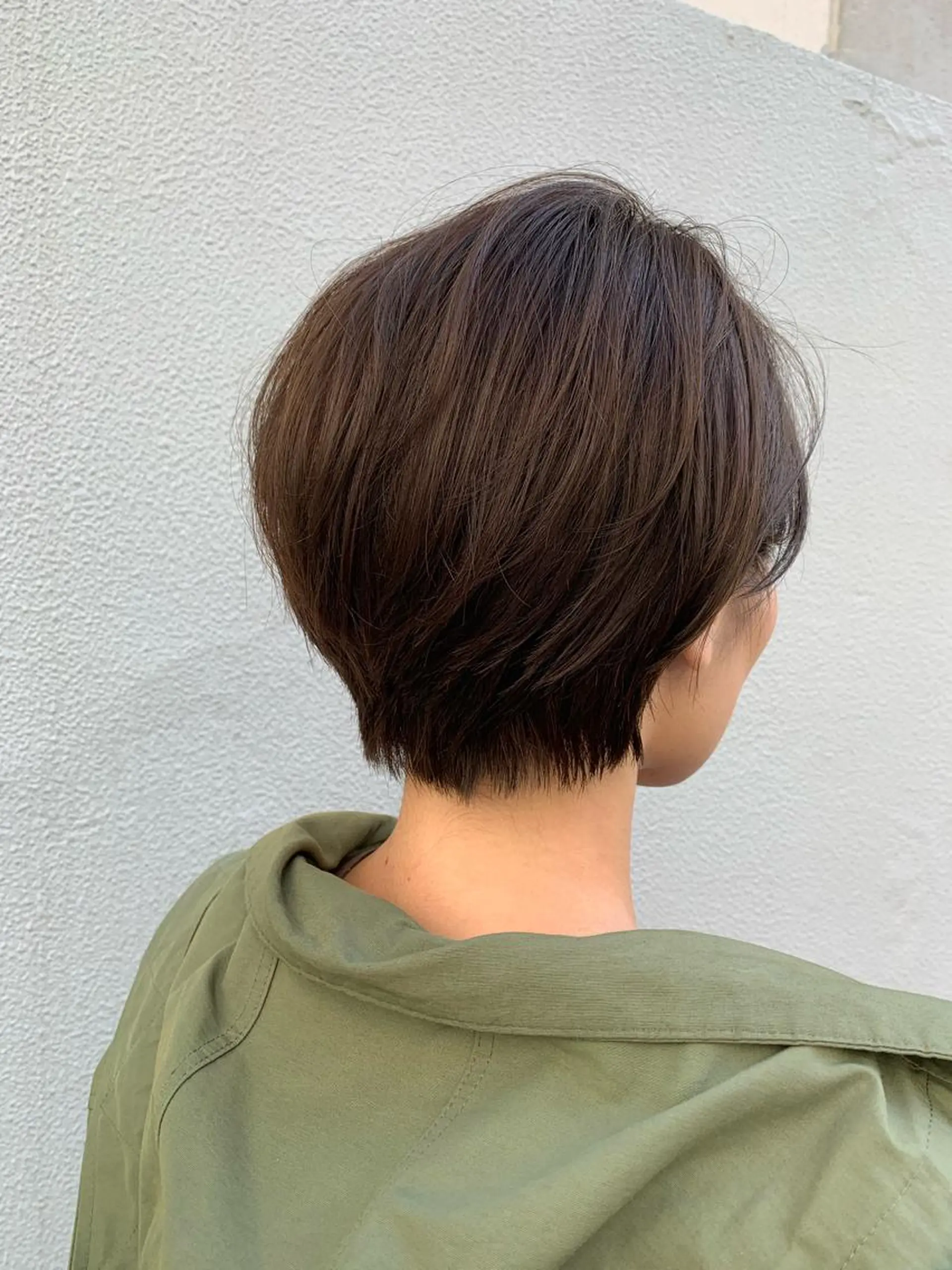 ショート カット ヘアカラー トリートメント 落合 妙佳のヘアスタイル