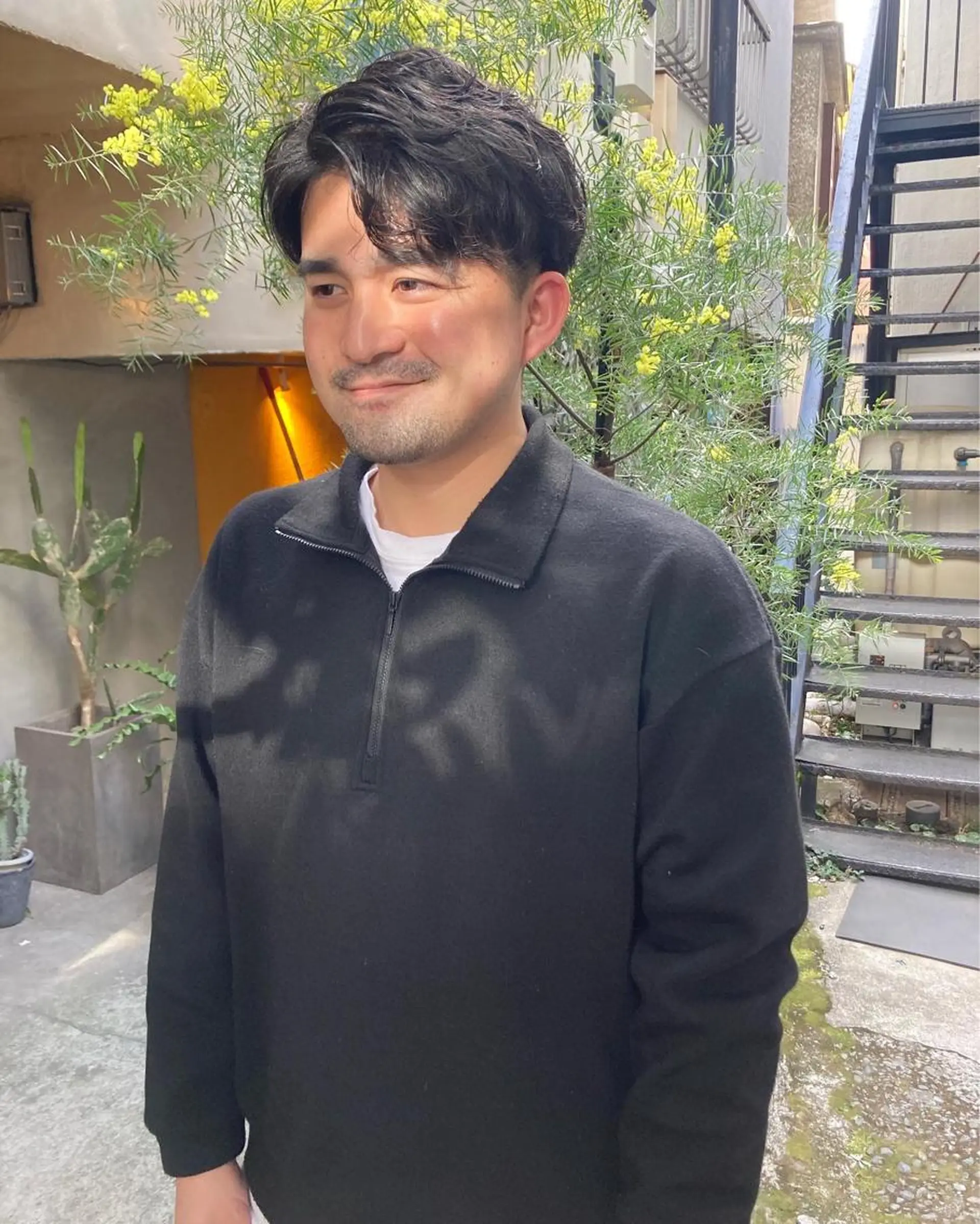 メンズ メンズパーマ 金田 夏野のヘアスタイル