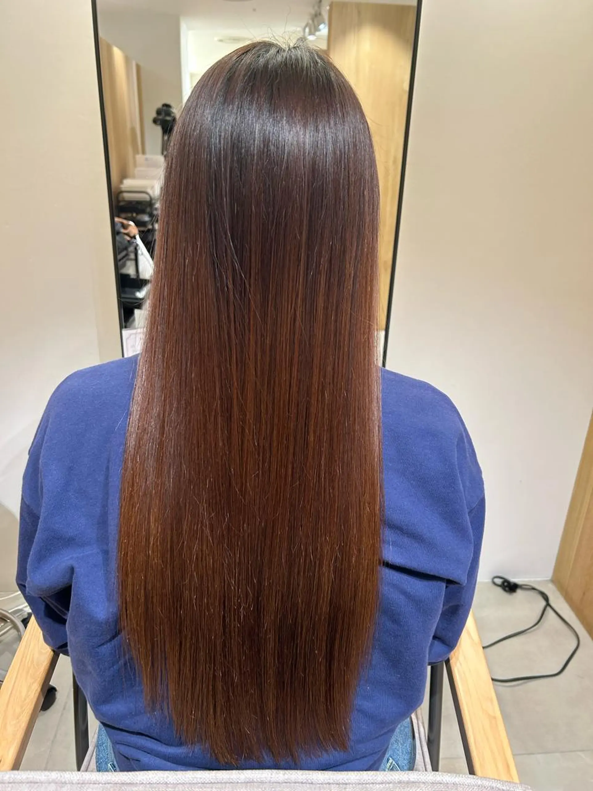 ロング カット 縮毛矯正 【美髪✖️髪質改善】 【ネオメテオ】寿藤のヘアスタイル