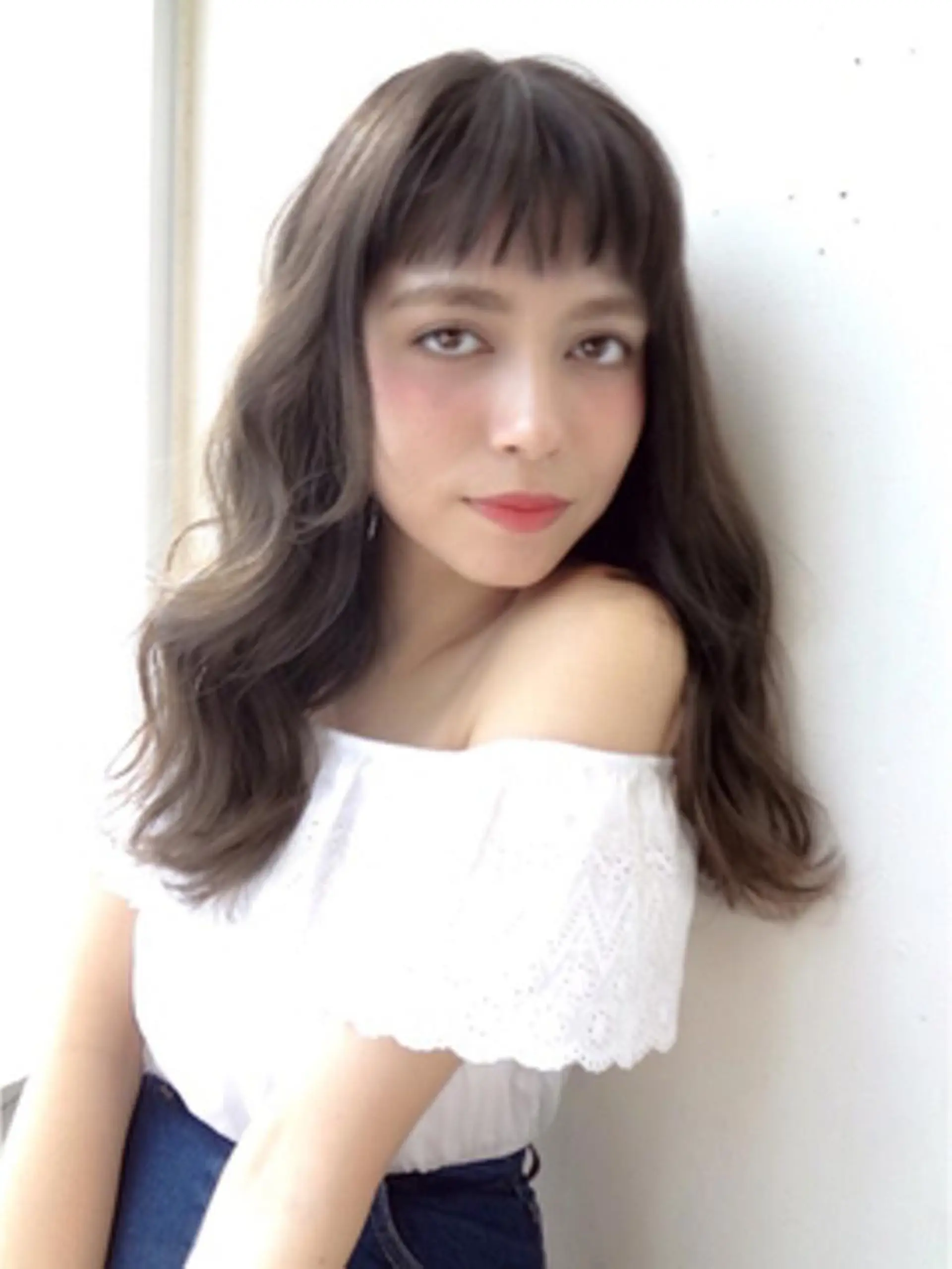 セミロング 遠藤 眞実のヘアスタイル
