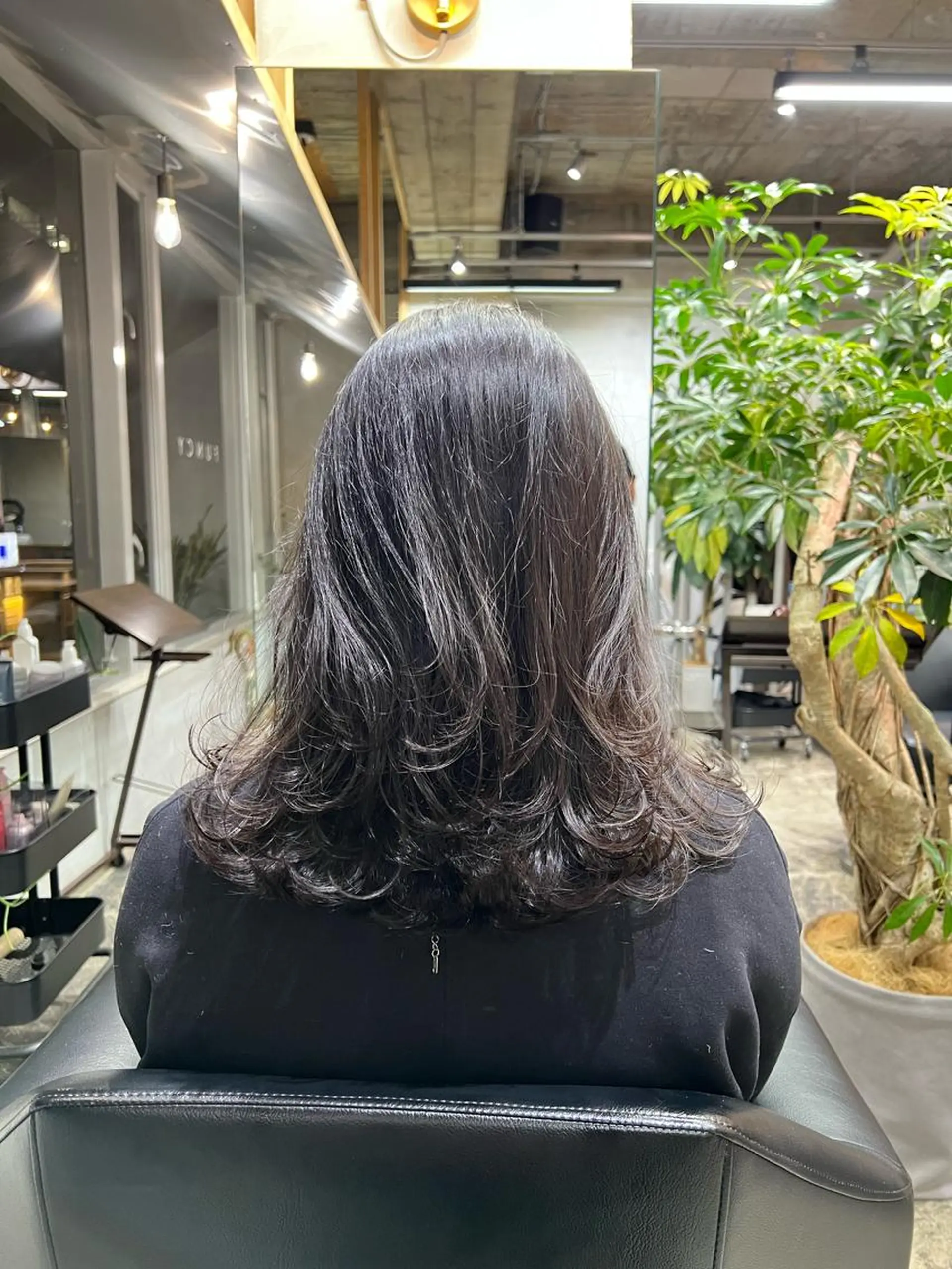 セミロング レイヤーカット 北花田美容師🍃村尾 光太/むらのヘアスタイル