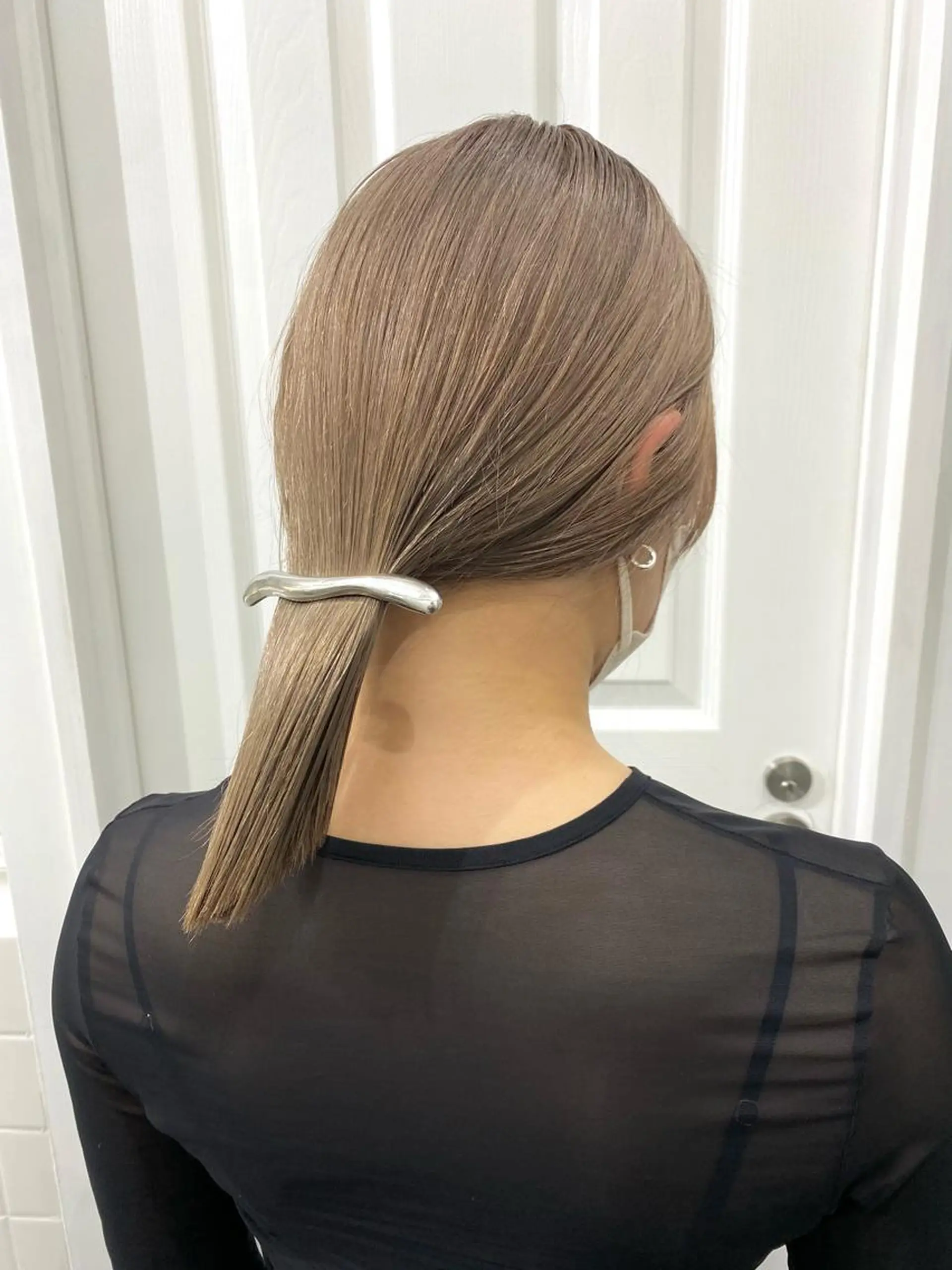 ミディアム カラー ヘアカラー トリートメント ヘッドスパ ヘアセット kai .のヘアスタイル