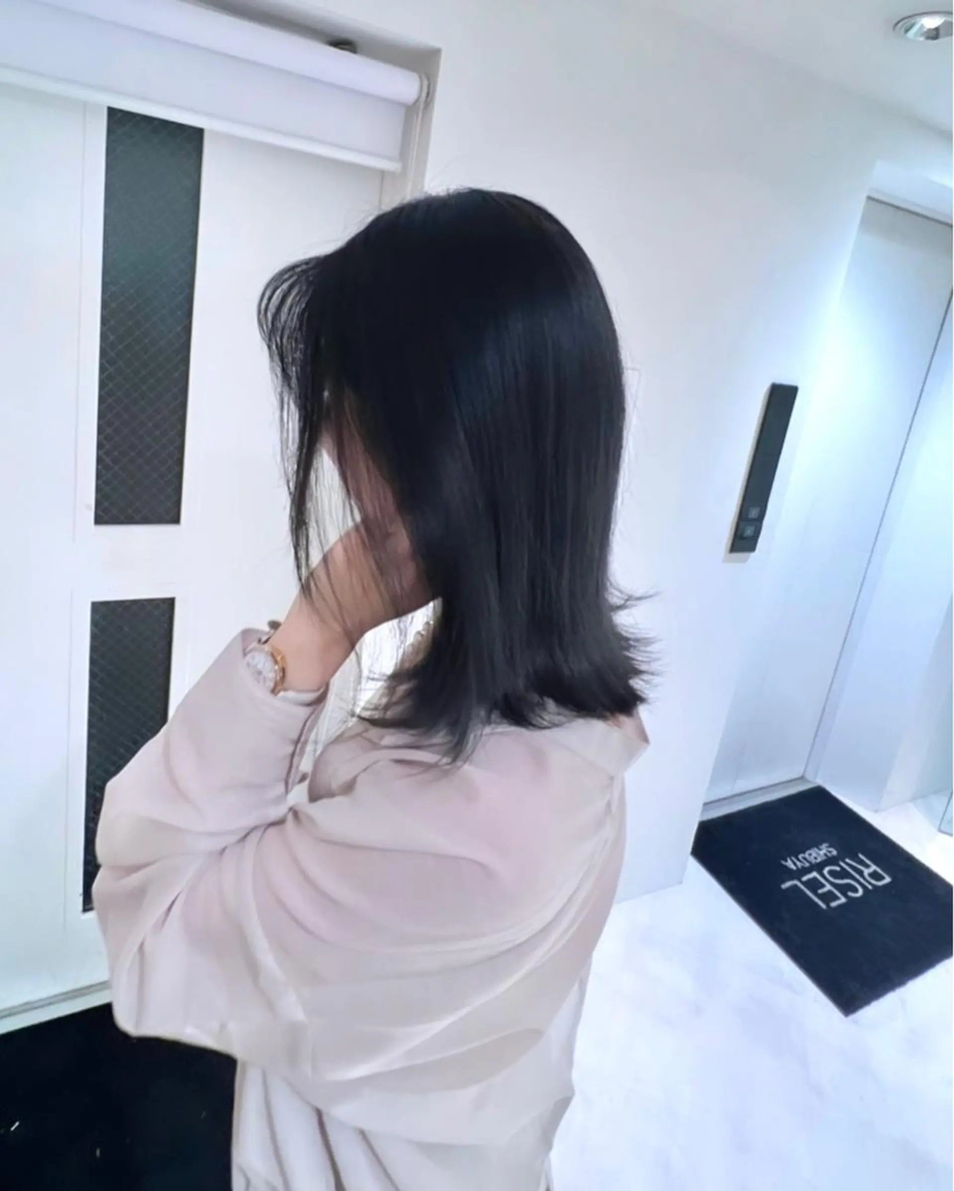 カラー 黒髪 ブルーカラー ブルーブラック 🫧パリエク🫧 MACOのマツエク・マツパデザイン