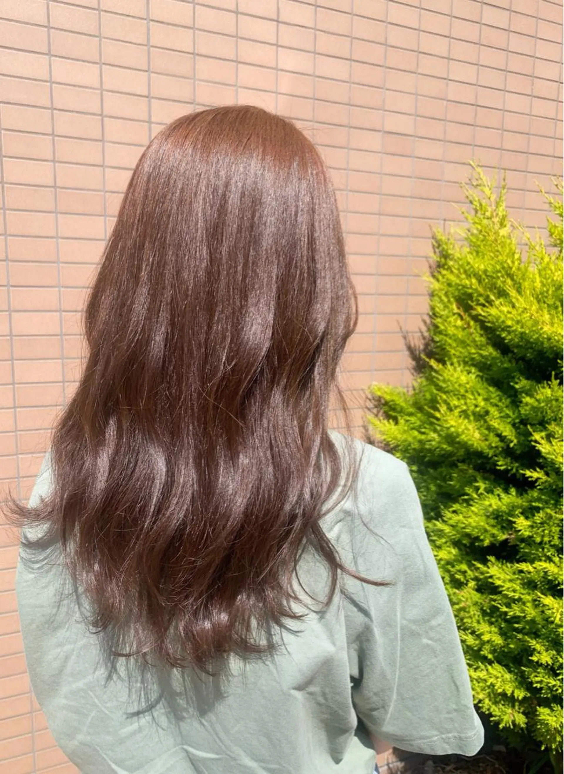 ロング ナガサカ サチのヘアスタイル