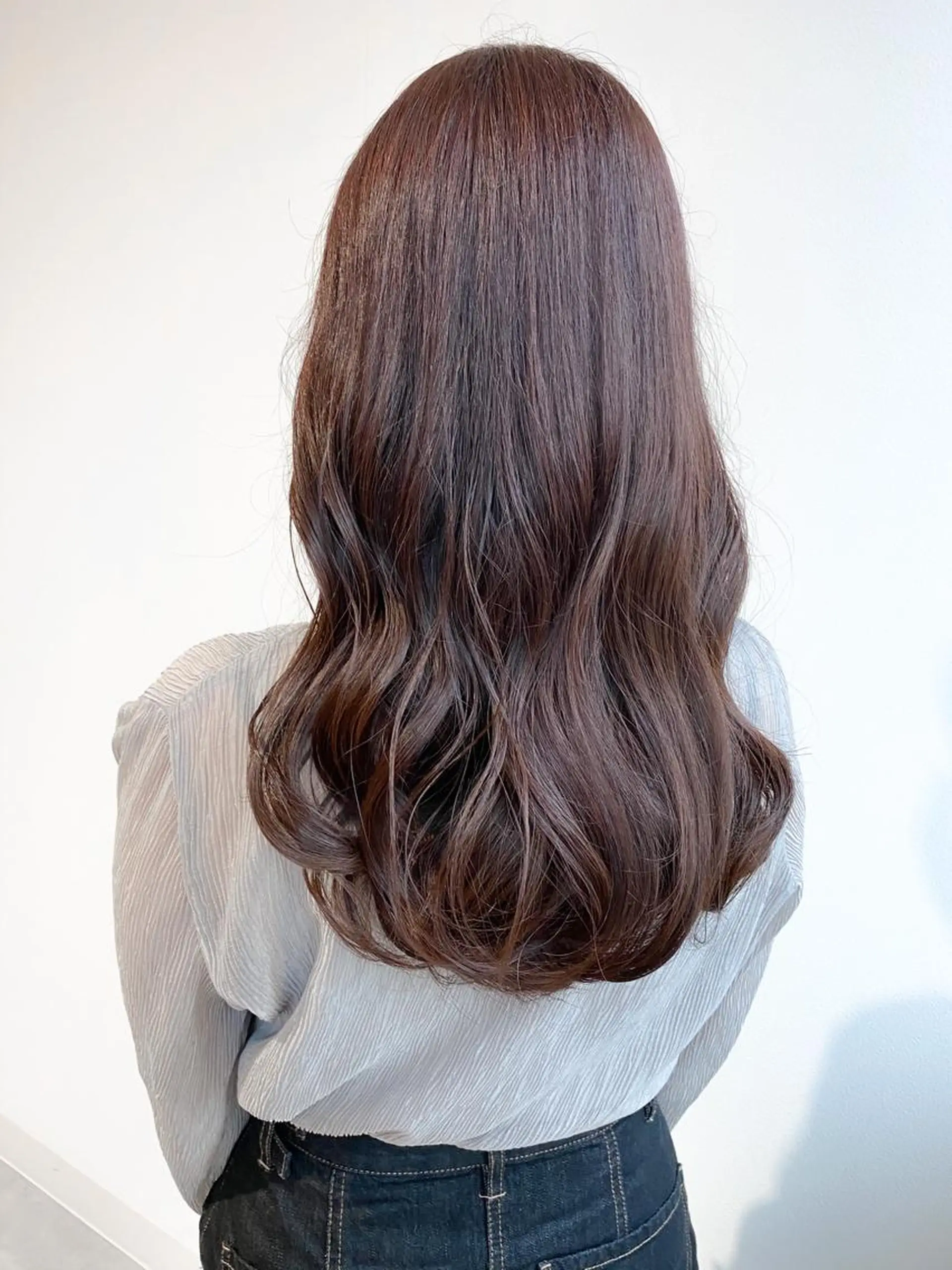 ロング カラー ピンクカラー バイオレットカラー カット ヘアカラー トリートメント 丹羽 隼人/髪質改善 /韓国ヘア🇰🇷のヘアスタイル