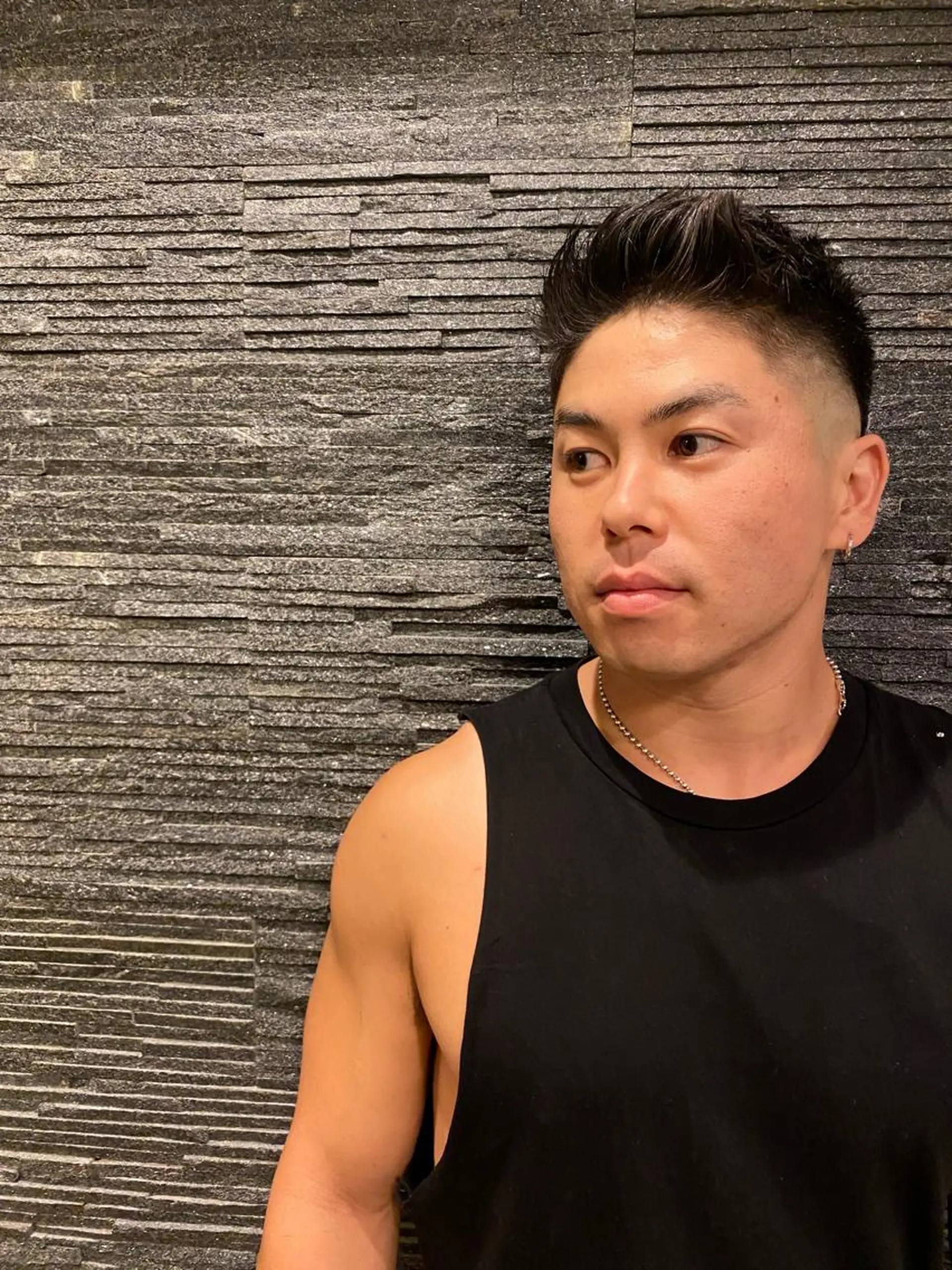 ショート メンズ 牧 颯斗のヘアスタイル