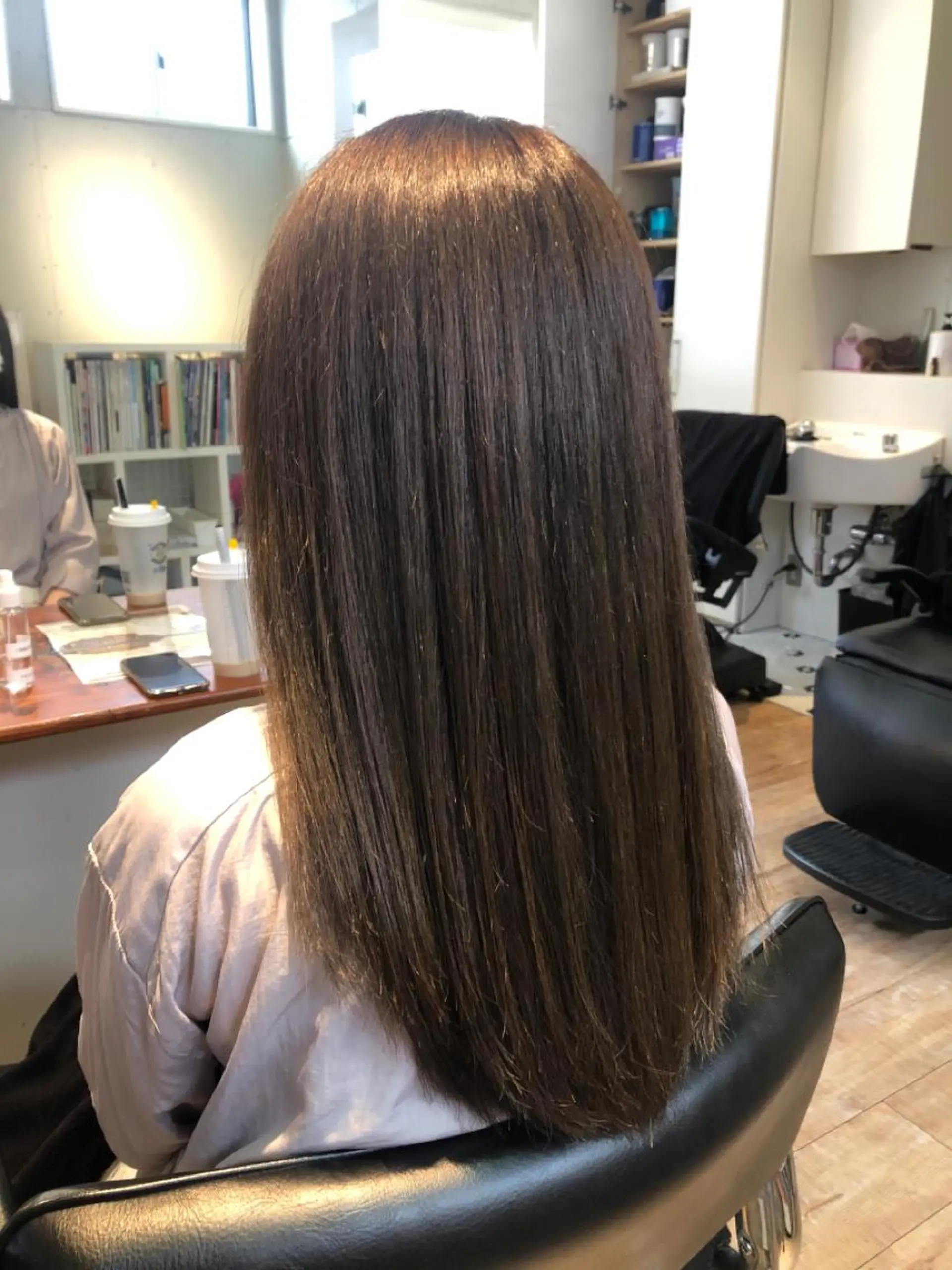 ロング アッシュ ヘアカラー 竹内 宏法のヘアスタイル