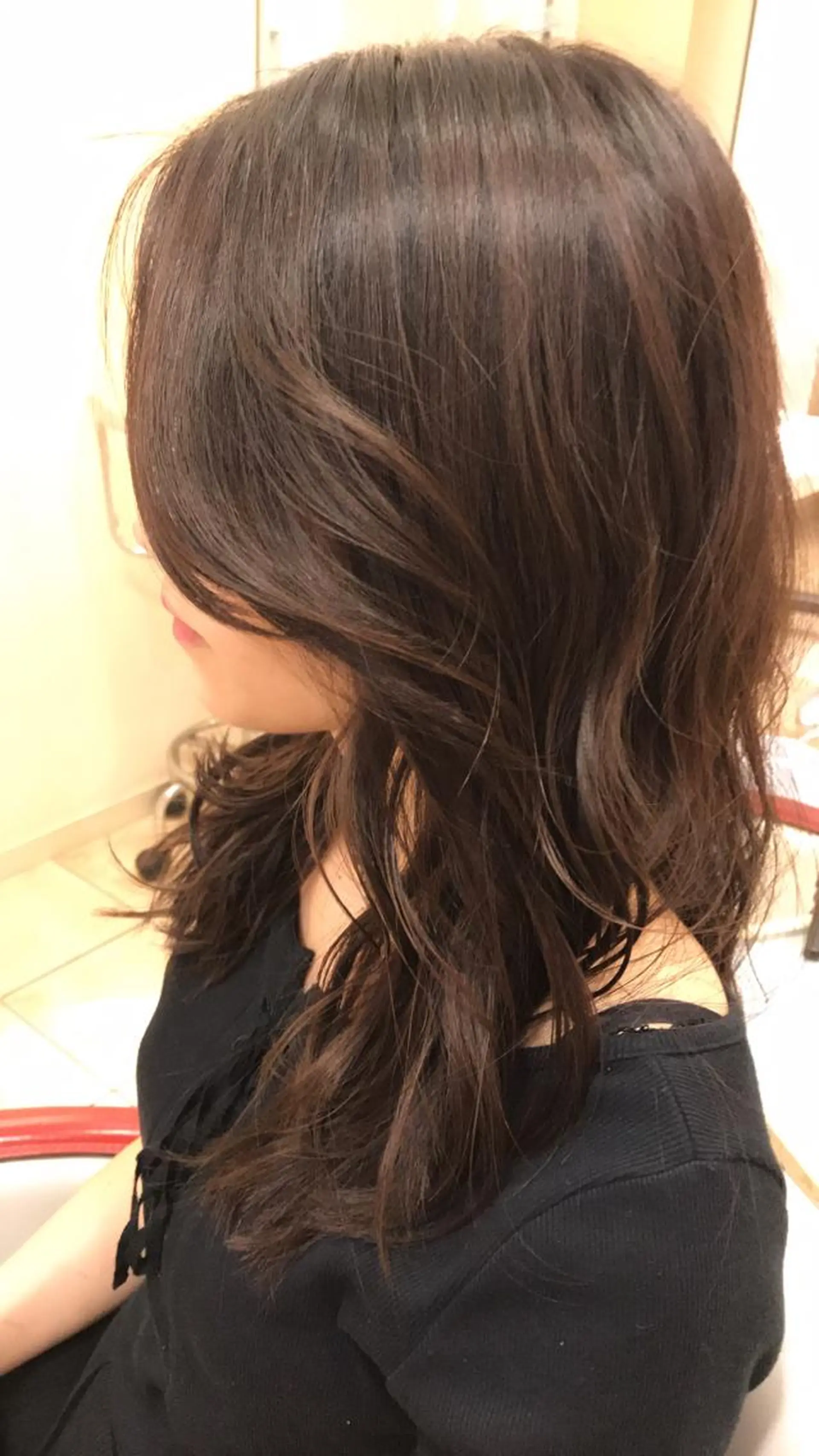 ロング 斎藤 彩香のヘアスタイル