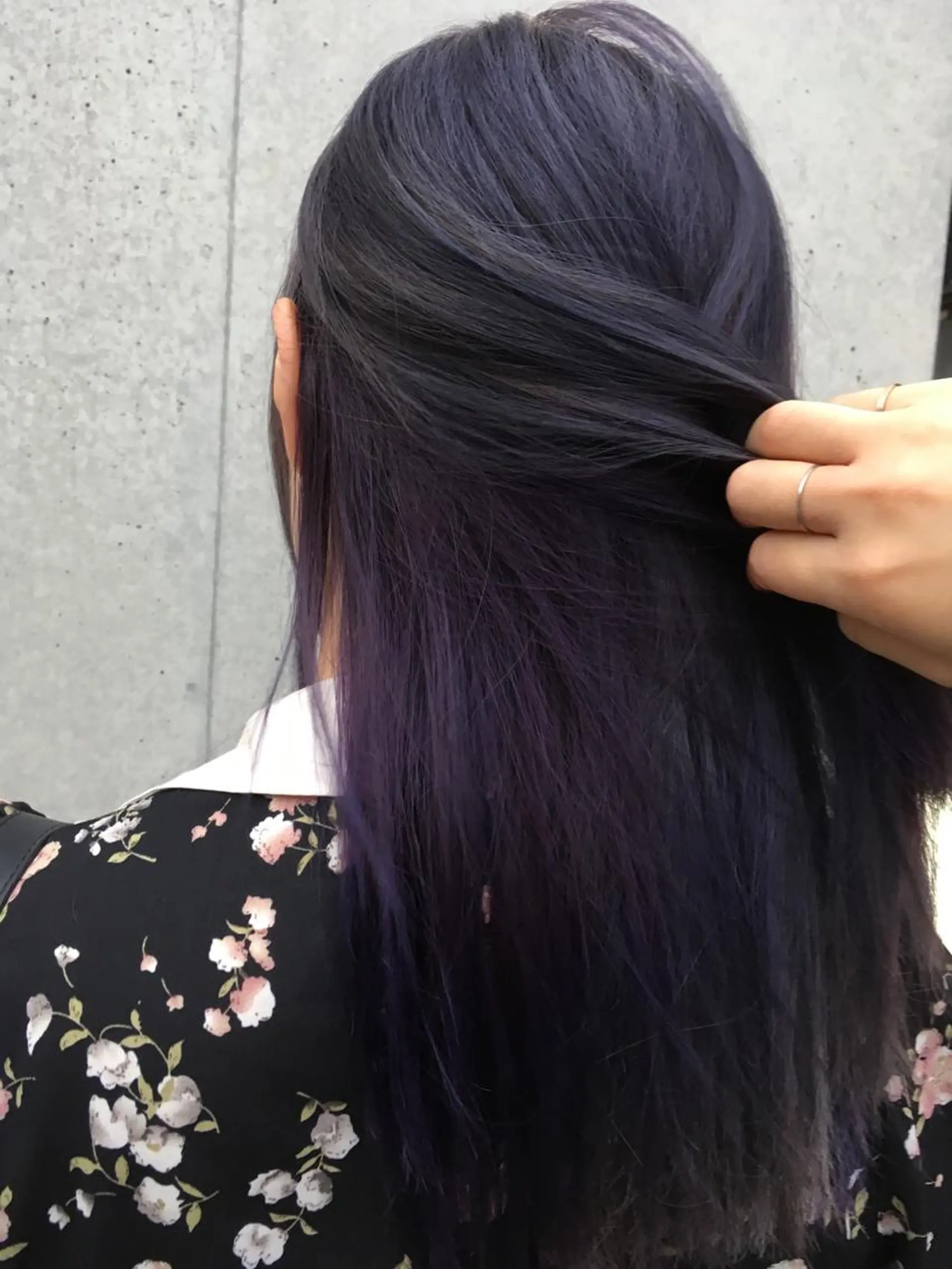 ロング カラー インナーカラー カット ヘアカラー くまがい みゆ【edge.】のヘアスタイル