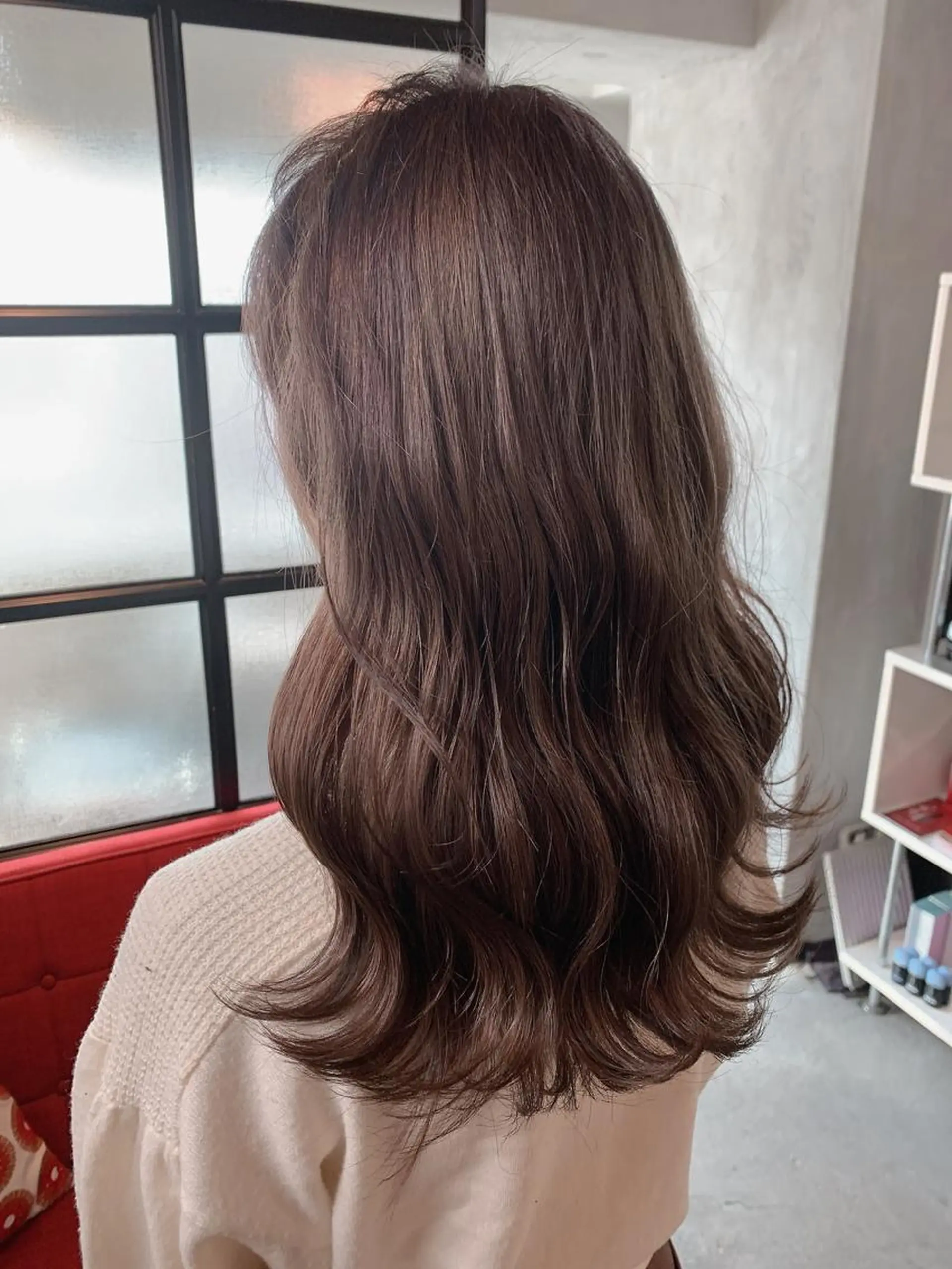 ロング カラー なかの たくみのヘアスタイル