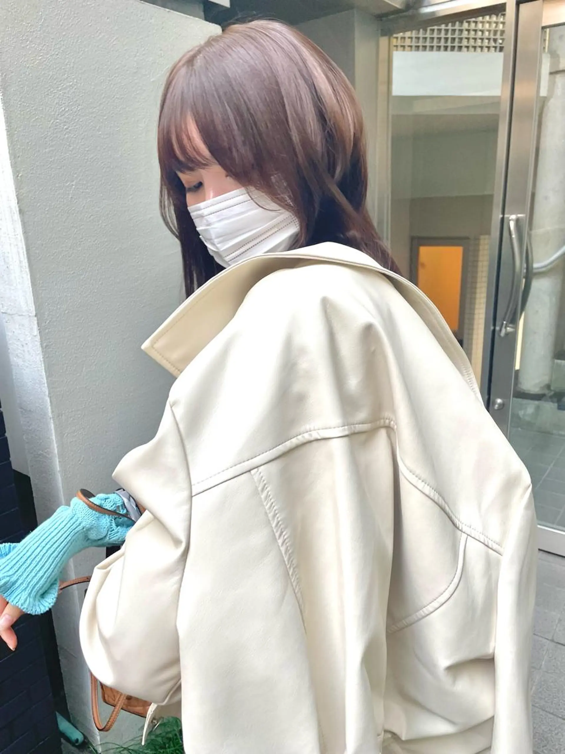 ロング yuu 🪴 透明感 カラー/メンズパーマのヘアスタイル