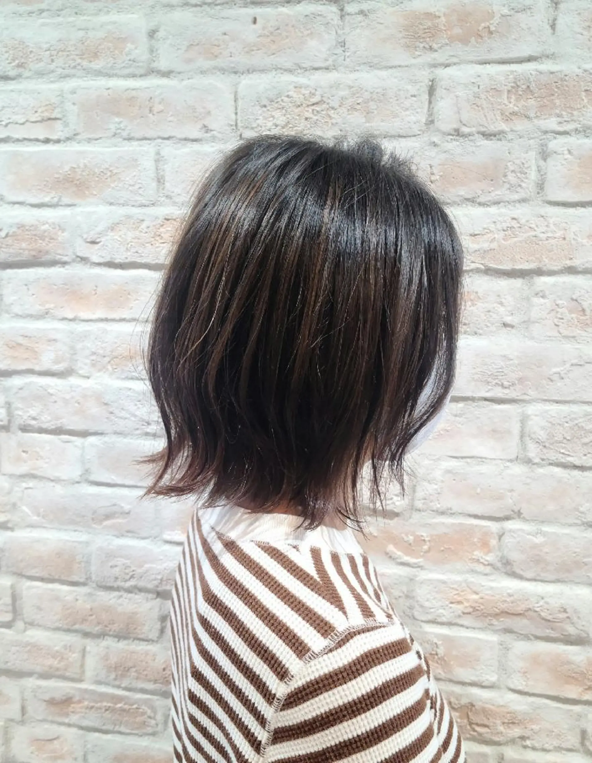 ミディアム 外ハネヘア 赤松 摩美のヘアスタイル