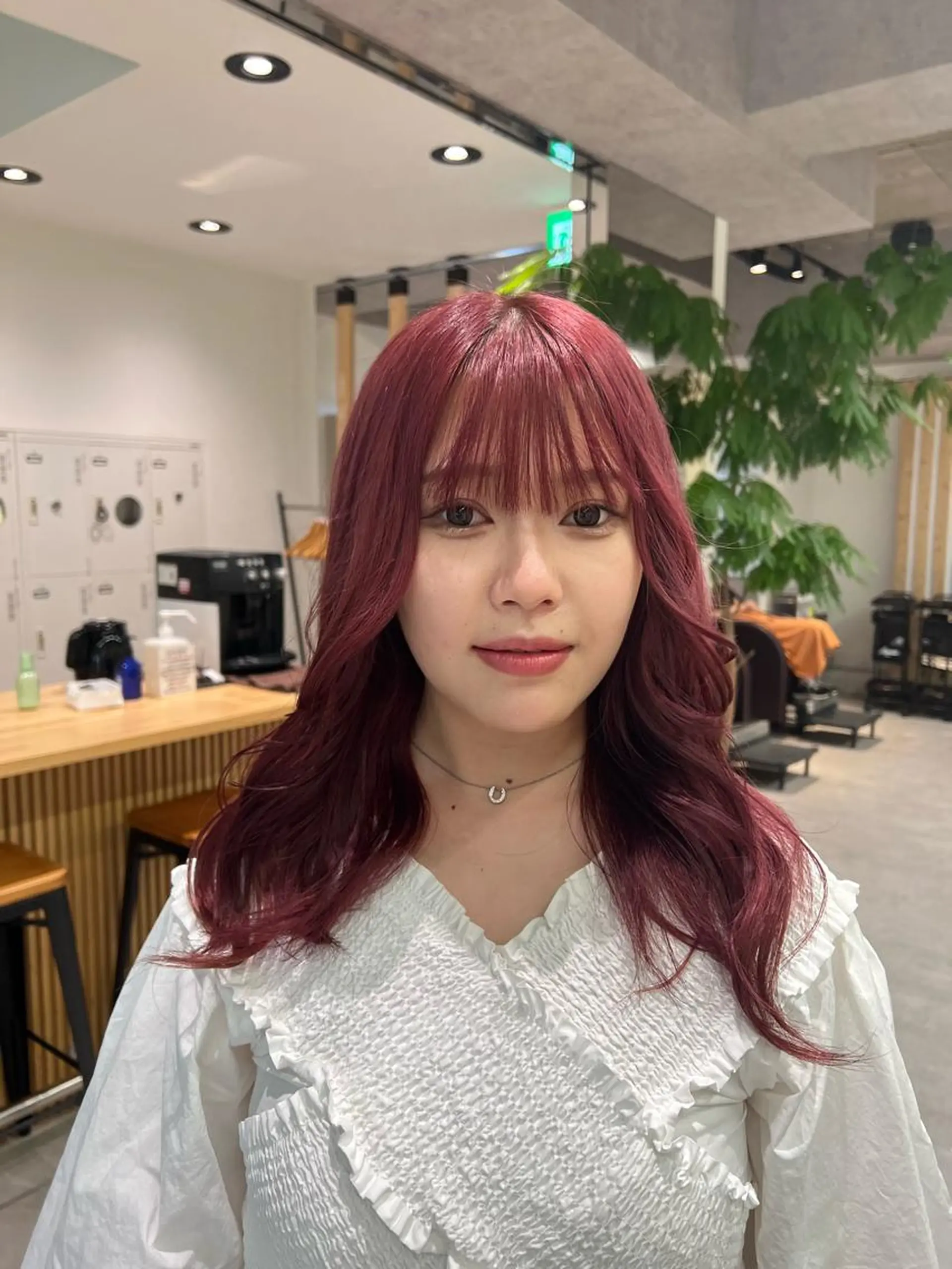 セミロング カラー ヘアカラー トリートメント 🍀お悩み改善憧れの 美髪 小林風雅のヘアスタイル