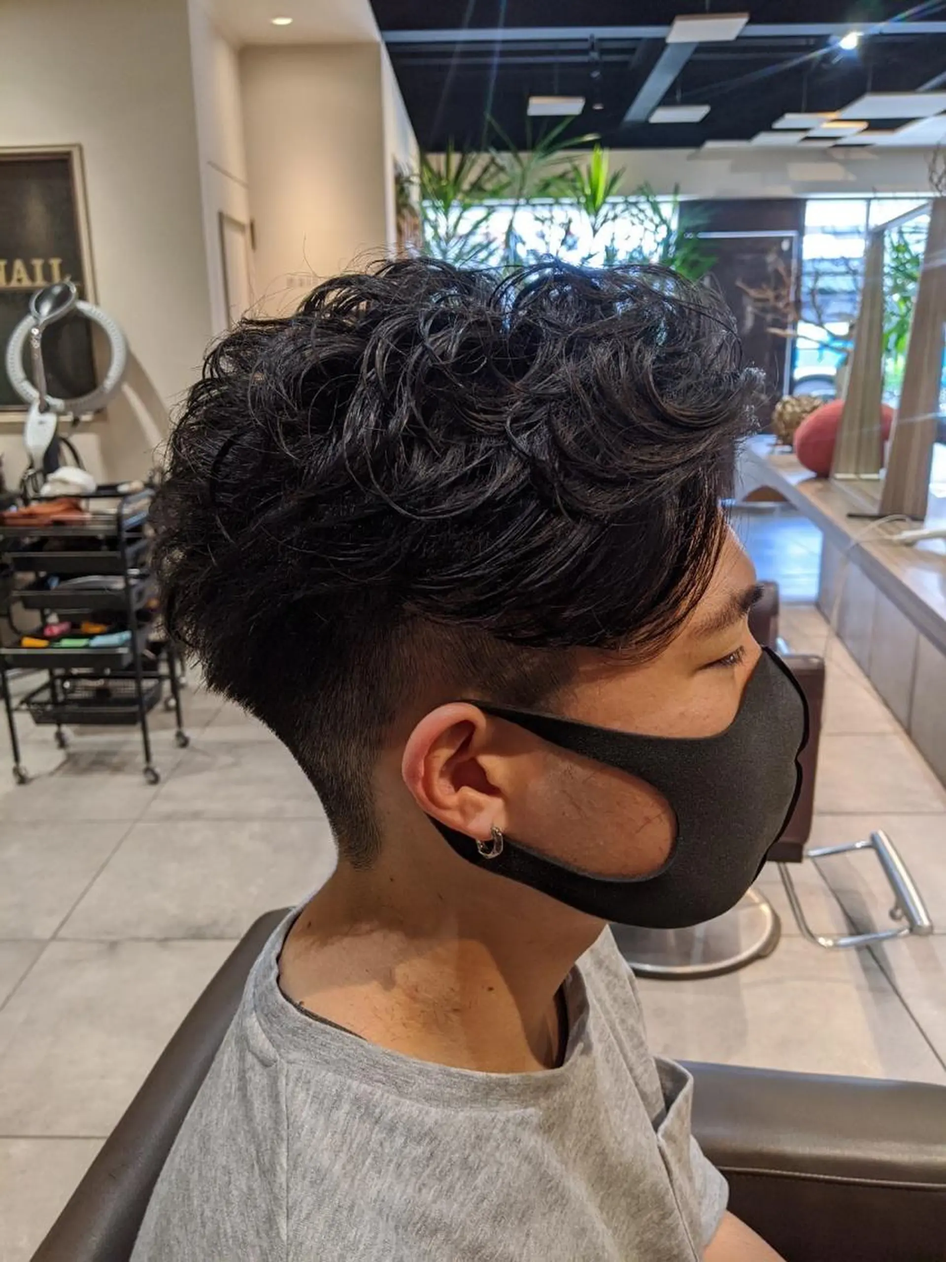 ショート パーマ 川越 輝梨奈のヘアスタイル