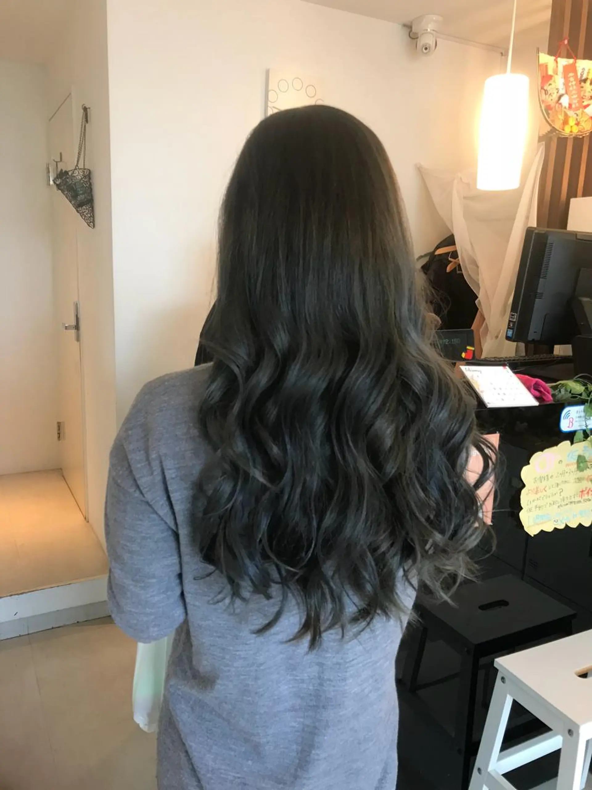 ロング カラー ヘアーデザイン arのヘアスタイル