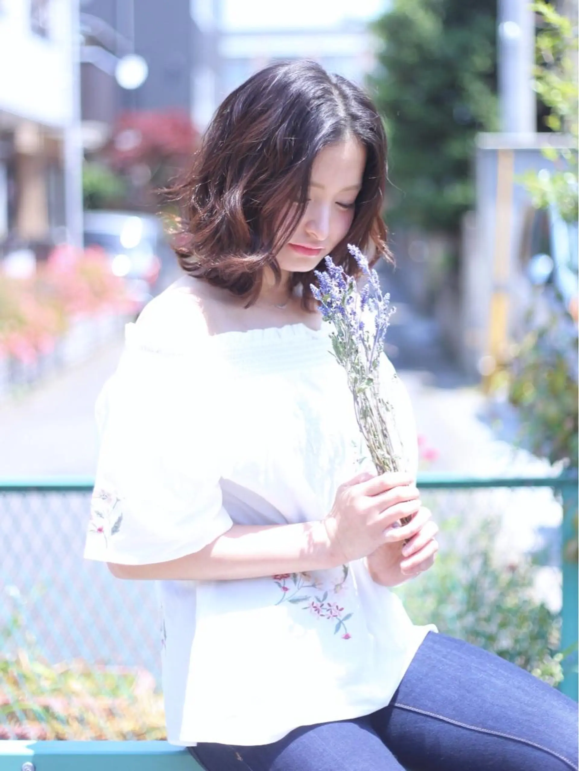 ミディアム カラー 髪質改善💍 natsukiのヘアスタイル