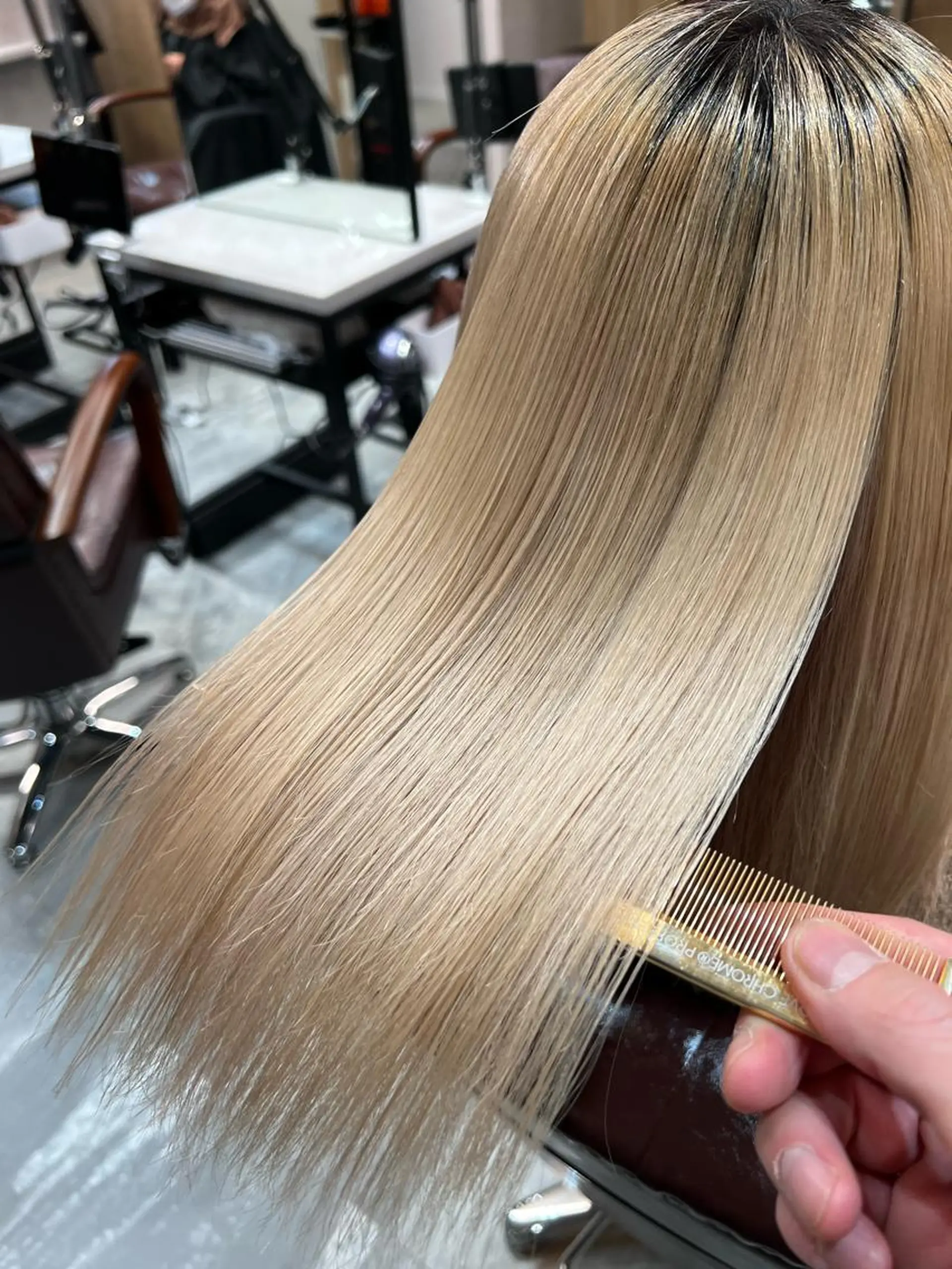 ミディアム カット トリートメント 縮毛矯正/髪質改善 /ブリーチ/東陽町✨のヘアスタイル