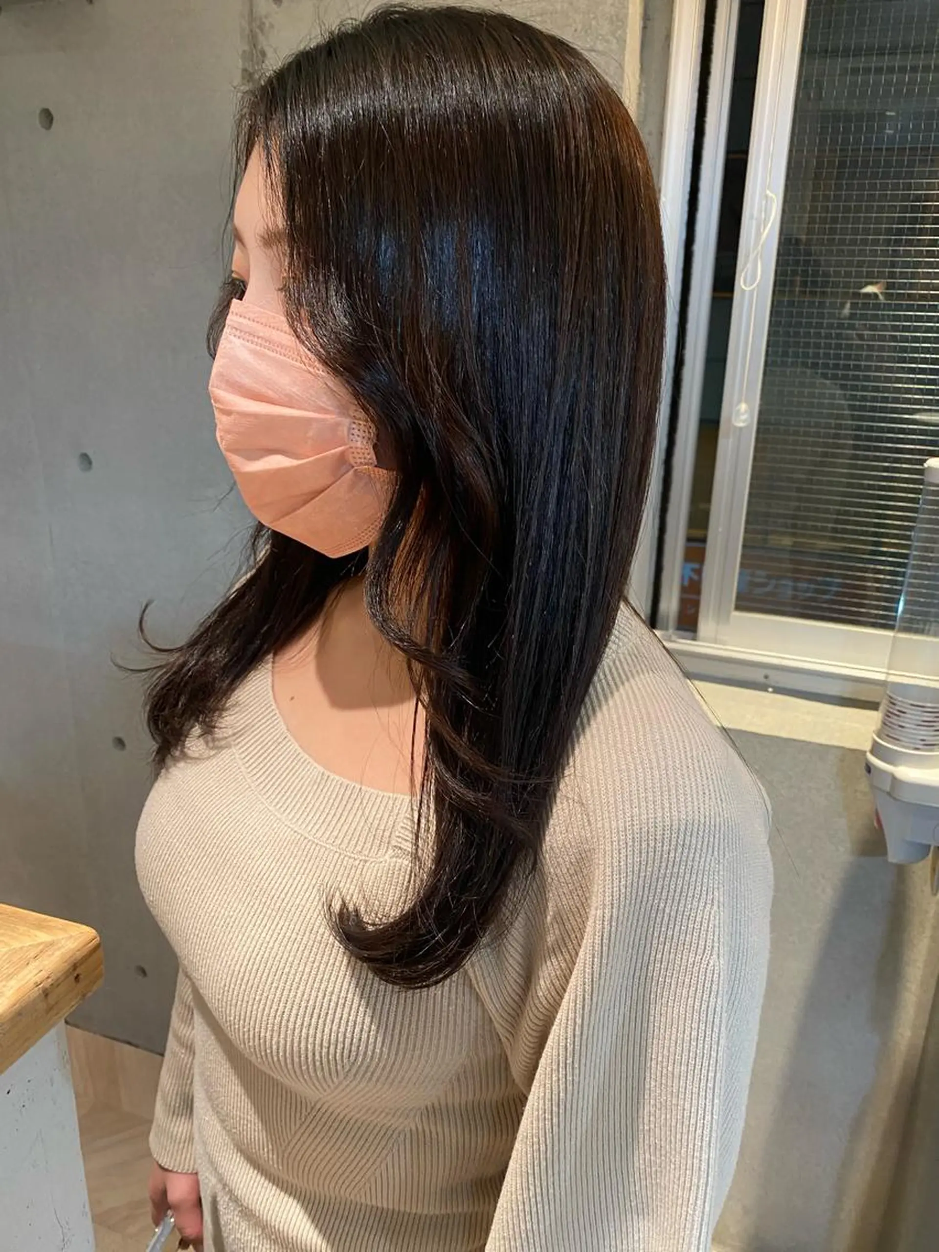 ロング カット 縮毛矯正 西山 恵太郎のヘアスタイル