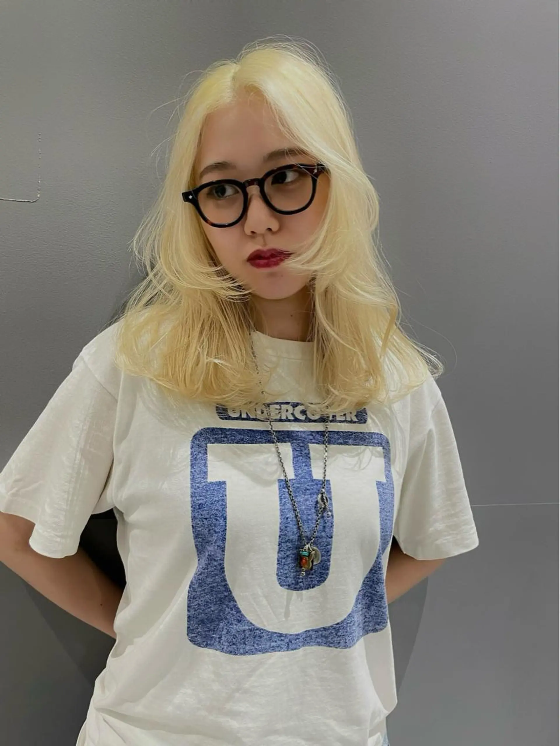 ミディアム カラー カット ヘアカラー トリートメント SALOWIN所属・ブリーチ🪡 ボブ🐬レイヤーのヘアスタイル