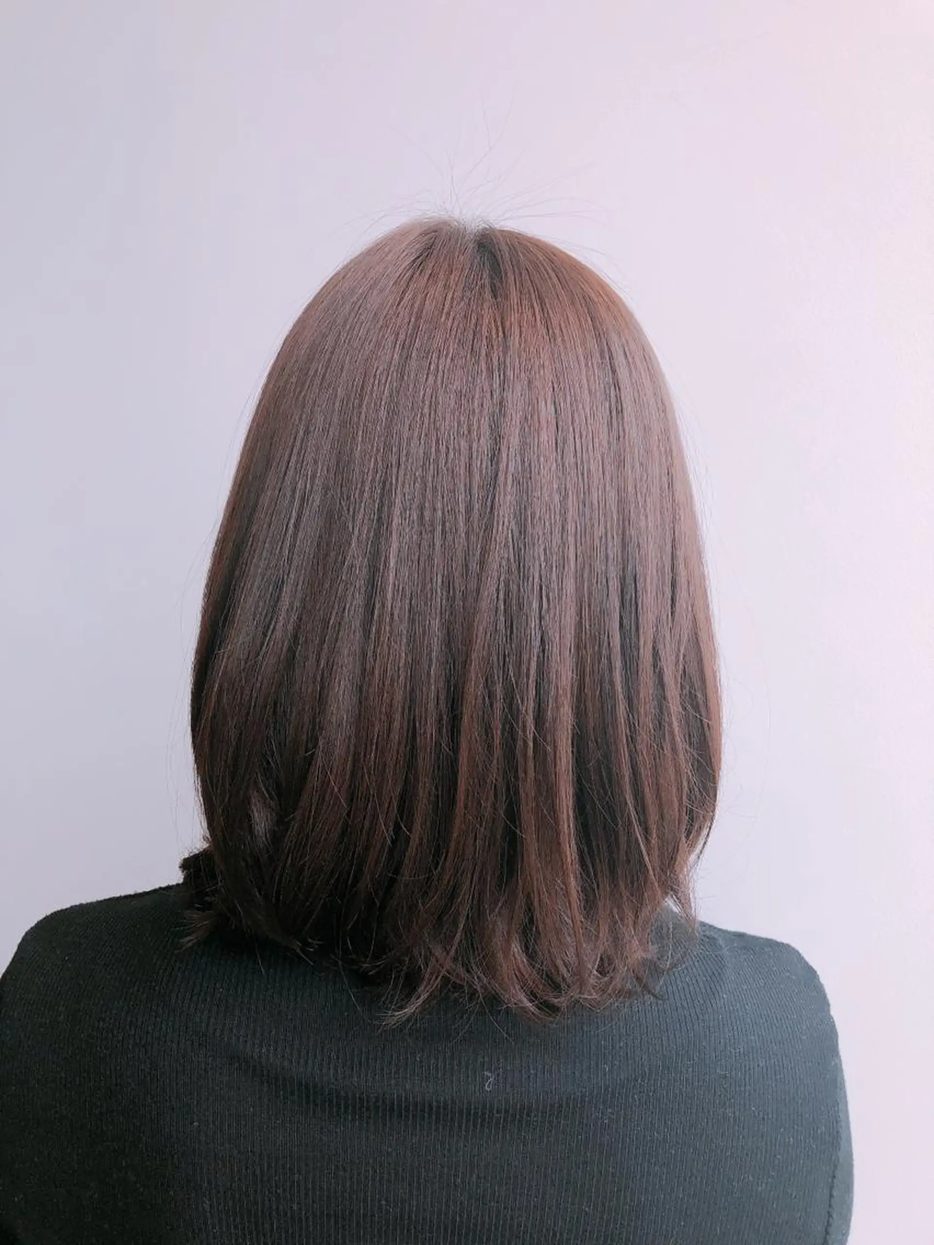 ミディアム カラー アッシュ 小宮 真理奈のヘアスタイル