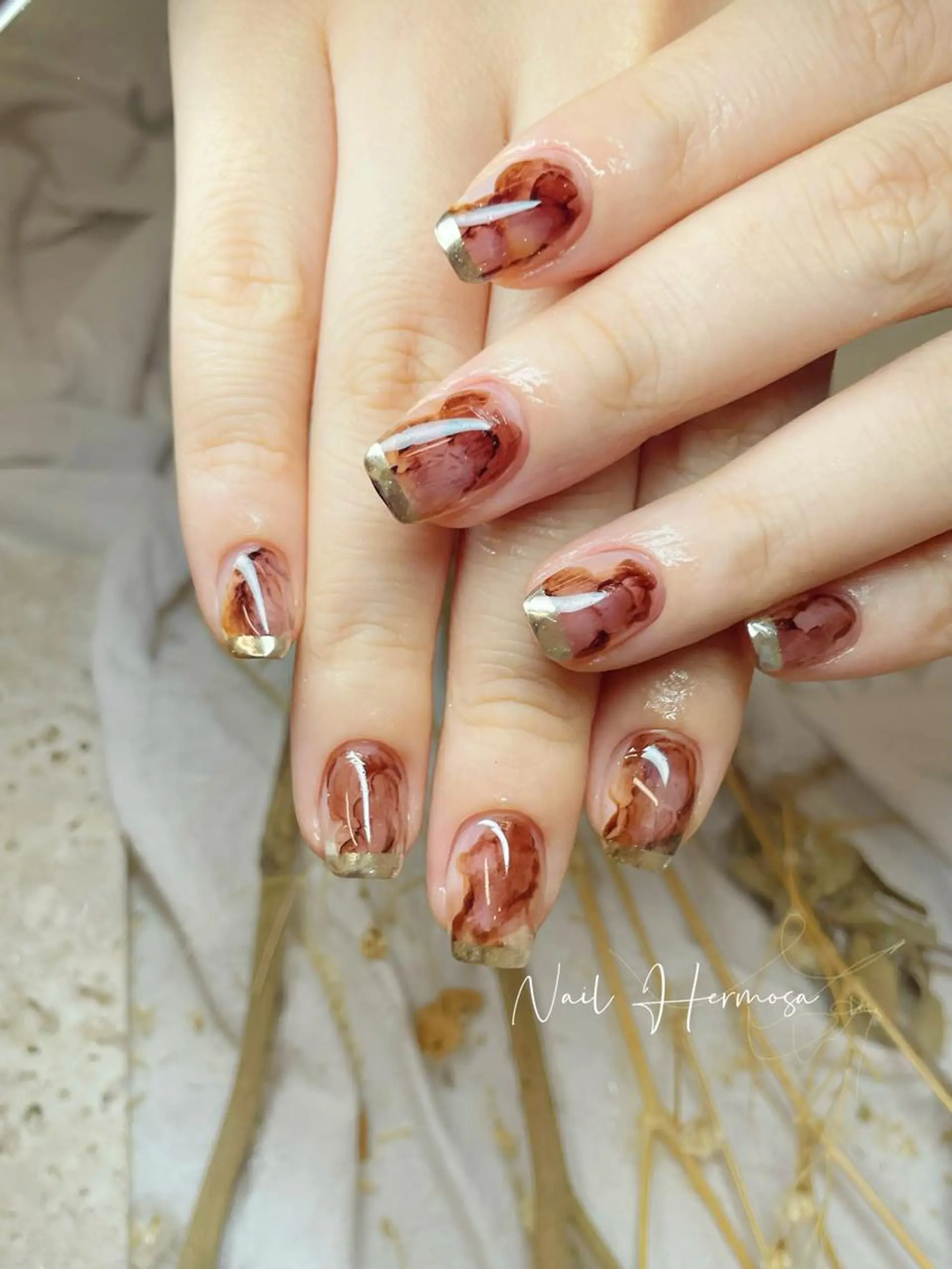 ネイル 長さ出し フラッシュネイル フットネイル ジェルネイル マグネットネイル ハンドネイル ネイル エルモサのネイルデザイン