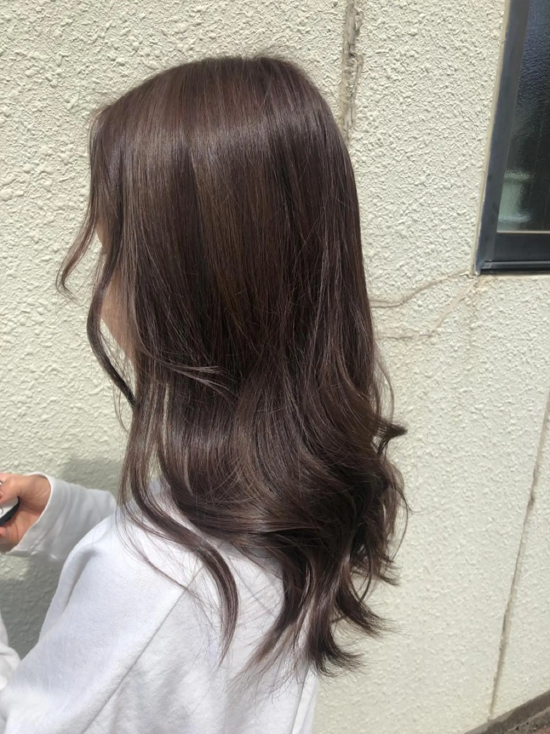 ロング カット 艶カラー🩵💛 NANAのヘアスタイル