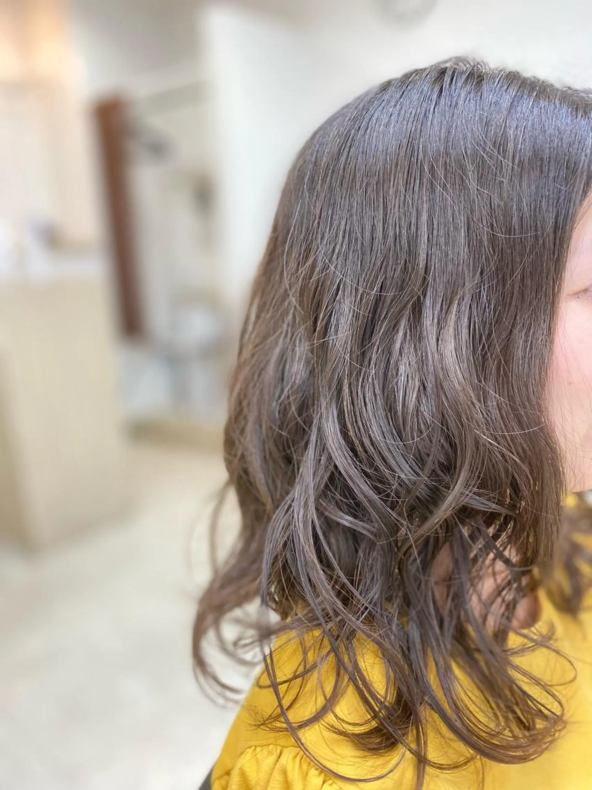 ロング パーマ カット パーマ 長谷川 誠志のヘアスタイル