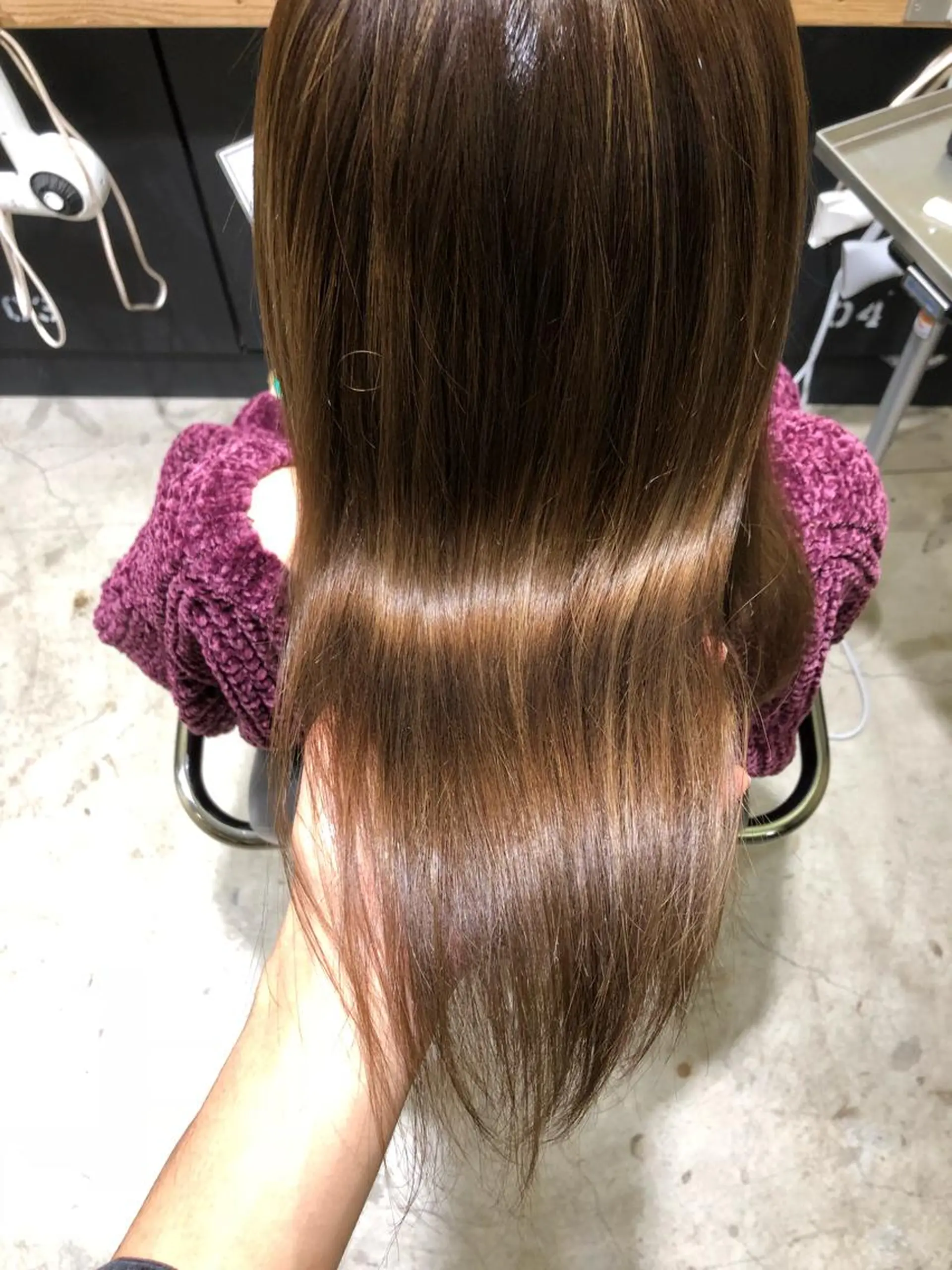 ロング トリートメント カット ヘアカラー 舘野 太嘉宏のヘアスタイル