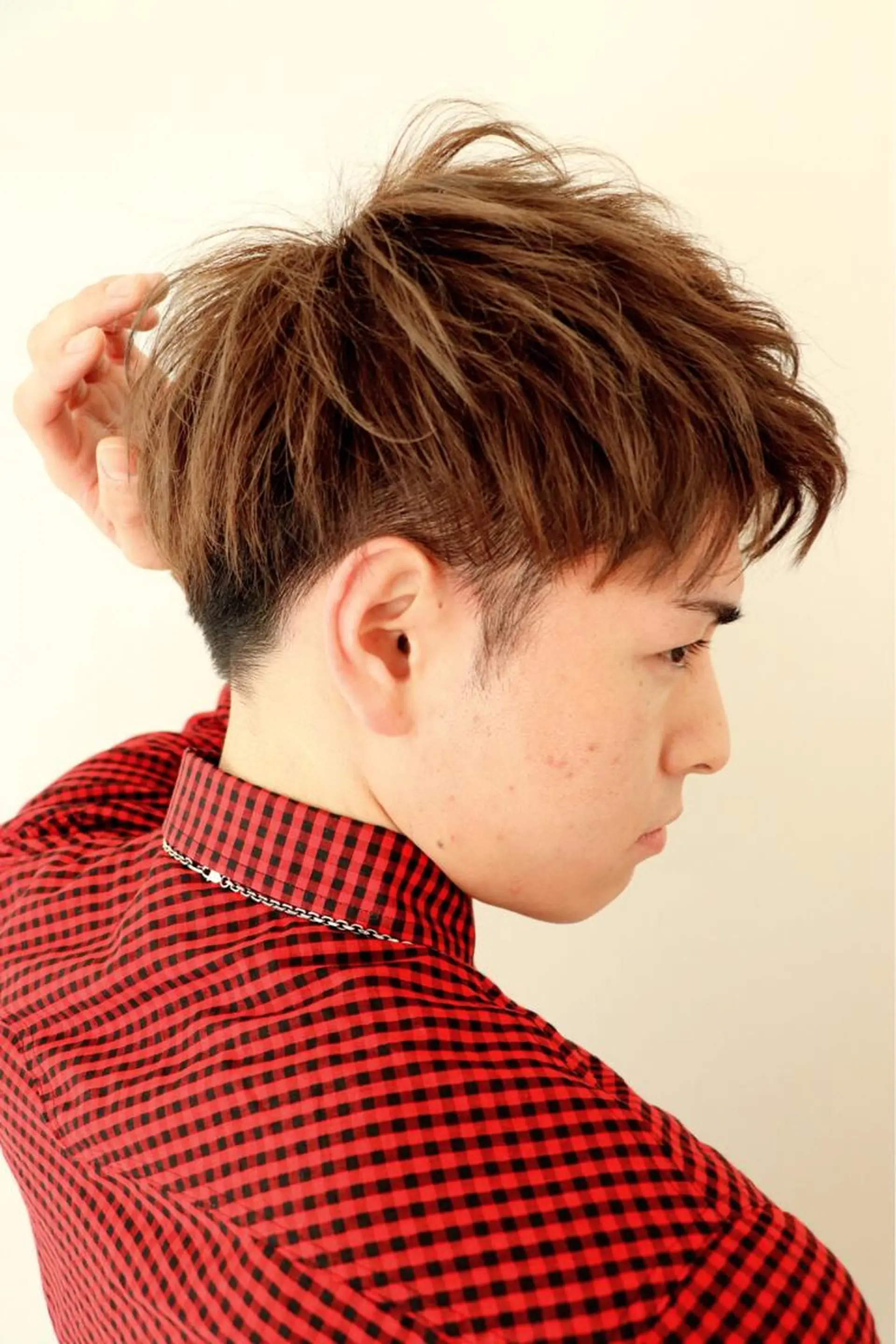 ショート カラー メンズ 【代表】 高瀬慎也/縮毛矯正のヘアスタイル