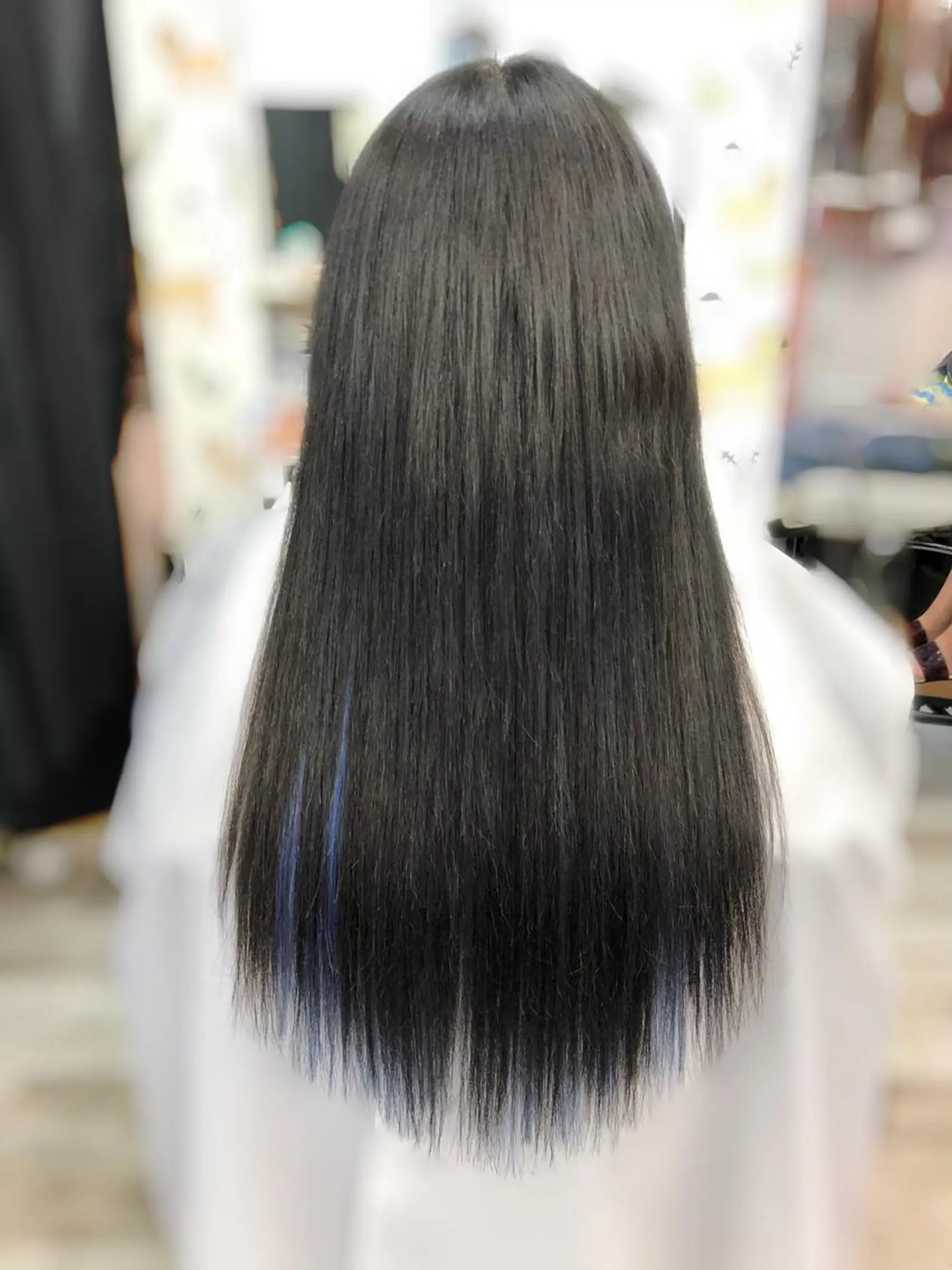 セミロング カラー 韓国ヘア🤍髪質改善 🇰🇷AKANEのヘアスタイル