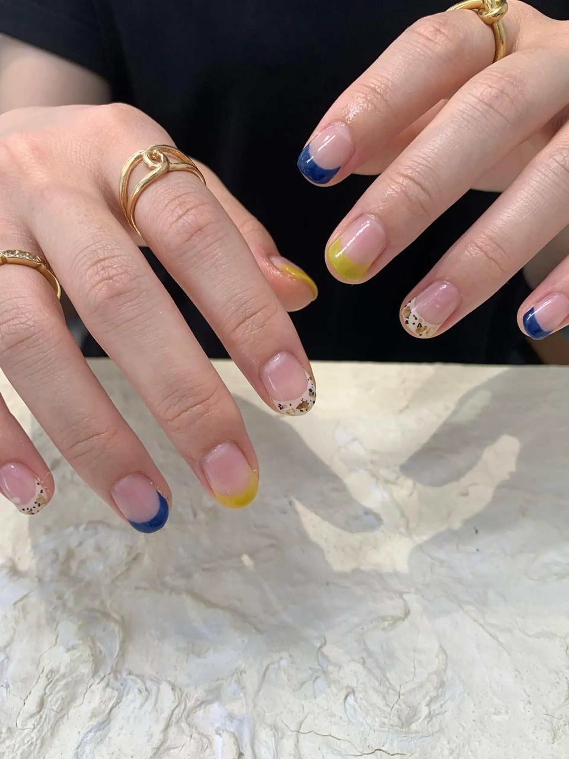 ネイル フレンチネイル マキノ ユイのネイルデザイン