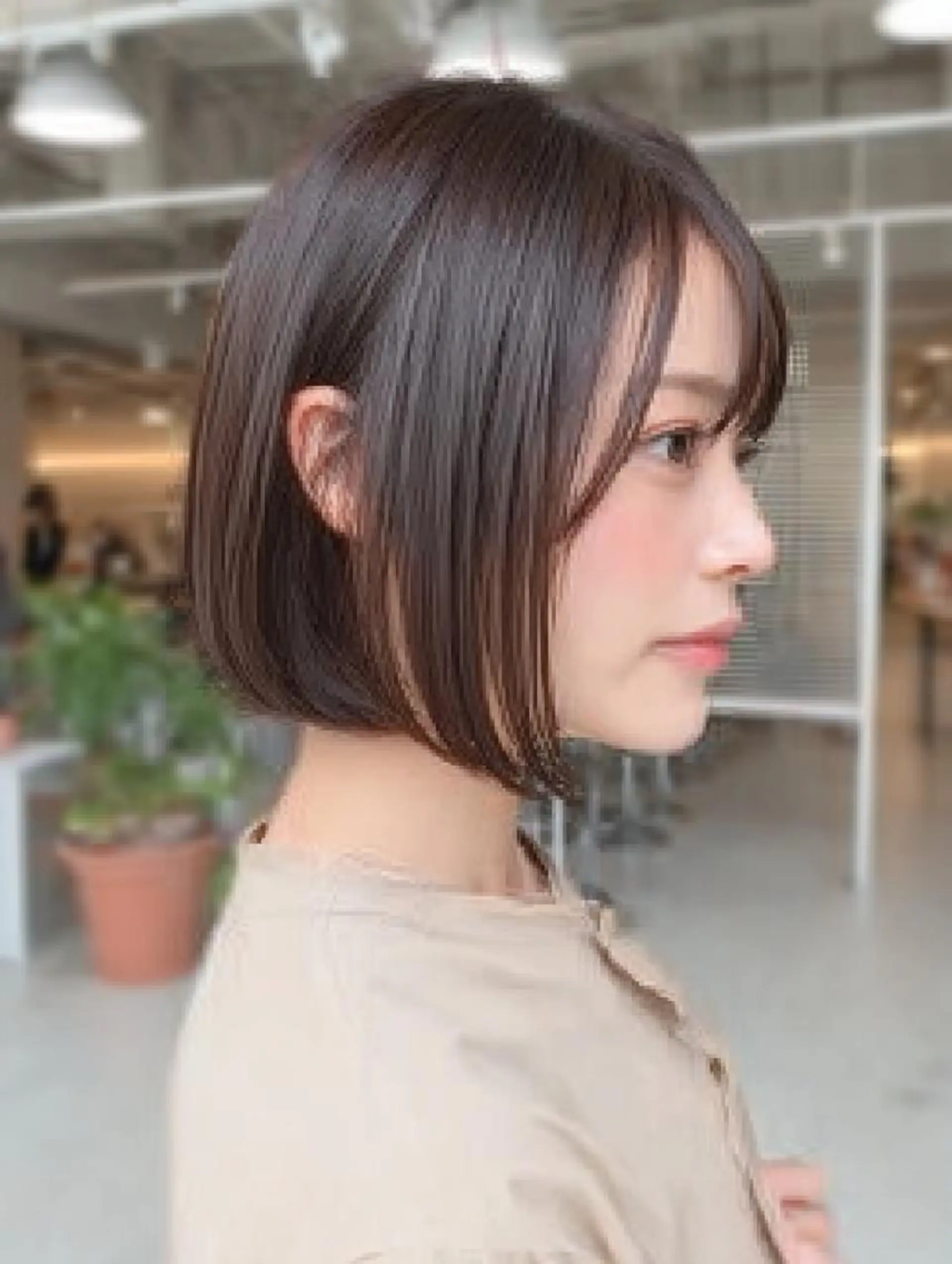 ショート ハッシュカット 髪質改善 レイヤーカット 縮毛矯正 トリートメント カット トリートメント 生艶髪＆レイヤー🔔 渋谷お薦めNo.1✨のヘアスタイル