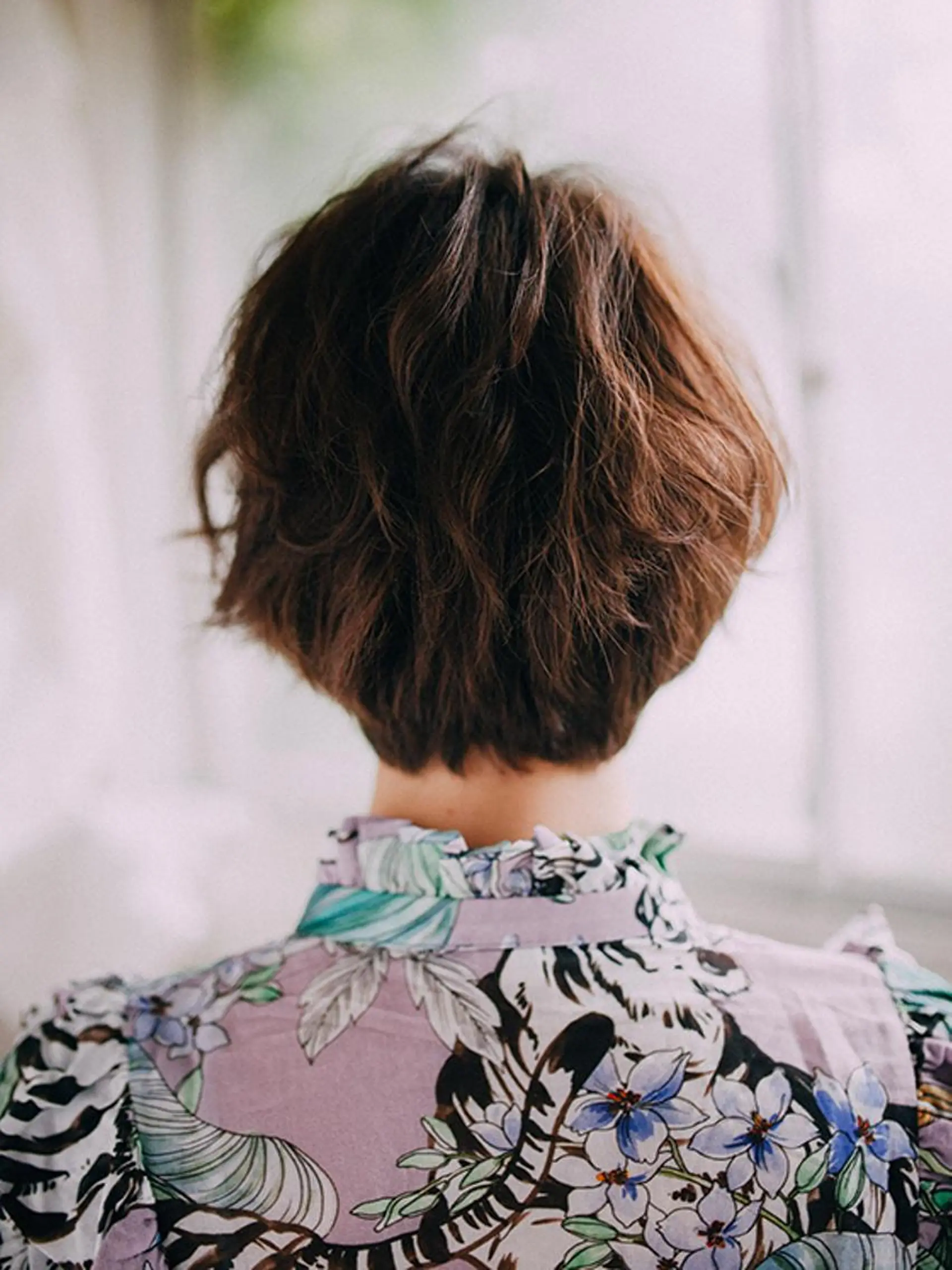 ショート カラー パーマ ショートヘア ヘアカラー トリートメント 福島 浩司のヘアスタイル