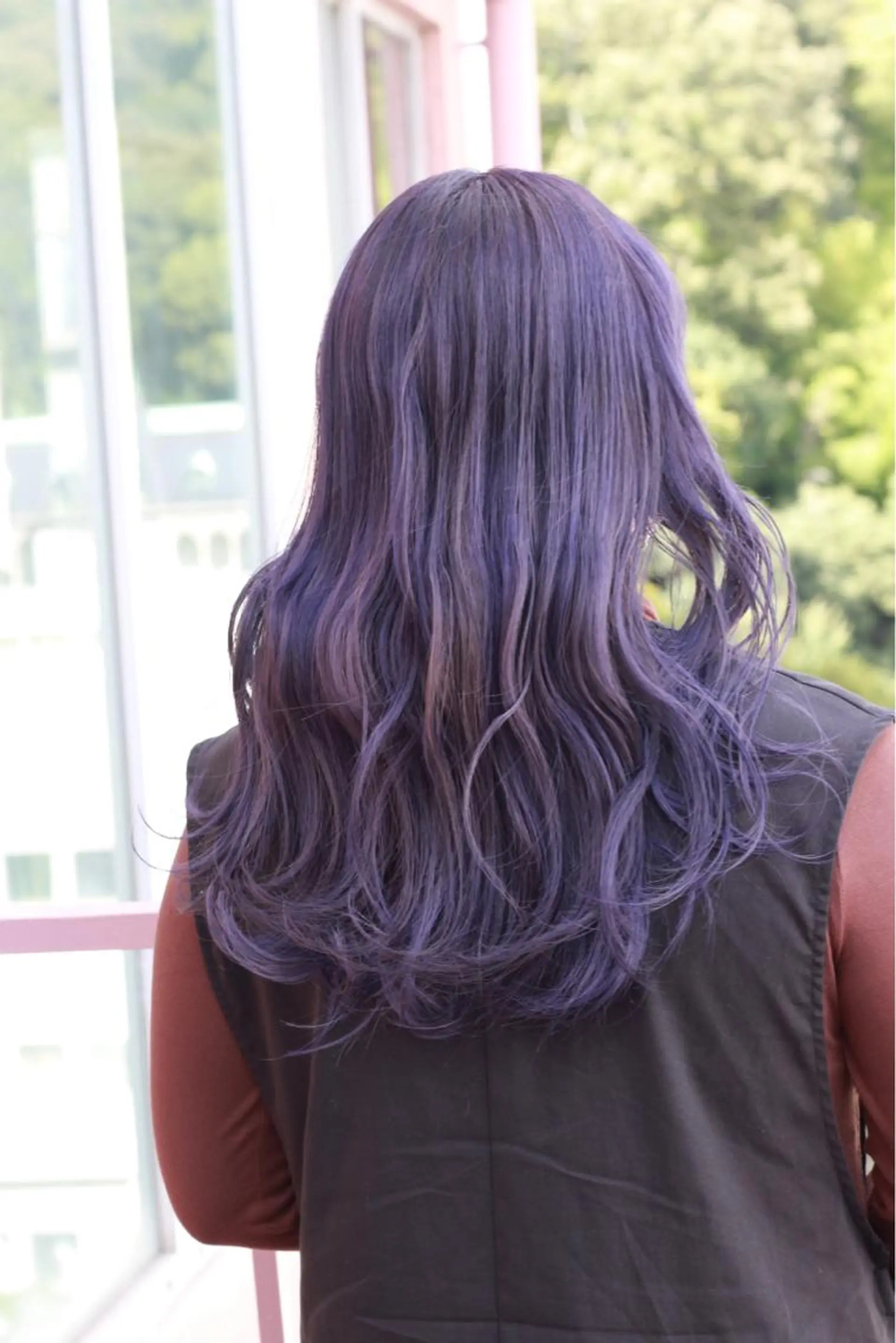 ロング カラー ラベンダーカラー ヘアカラー Viage （ビアージュ）のヘアスタイル