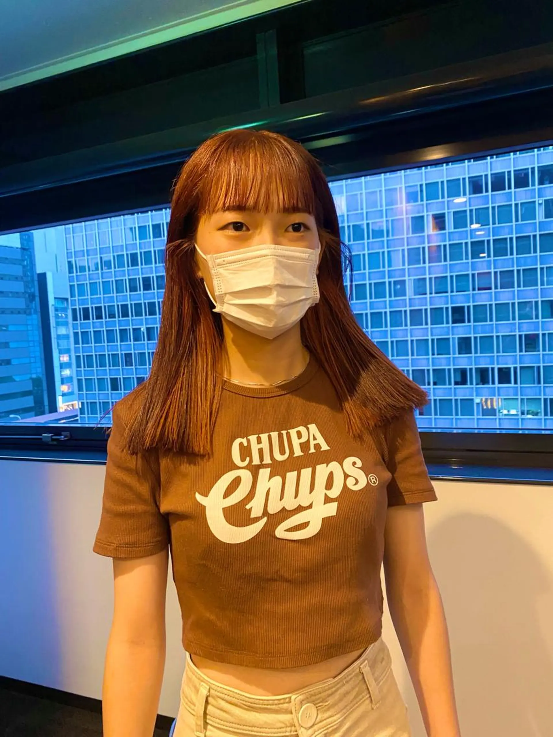 ミディアム デザインカラー/ボブ ブリーチカラー/ユリのヘアスタイル