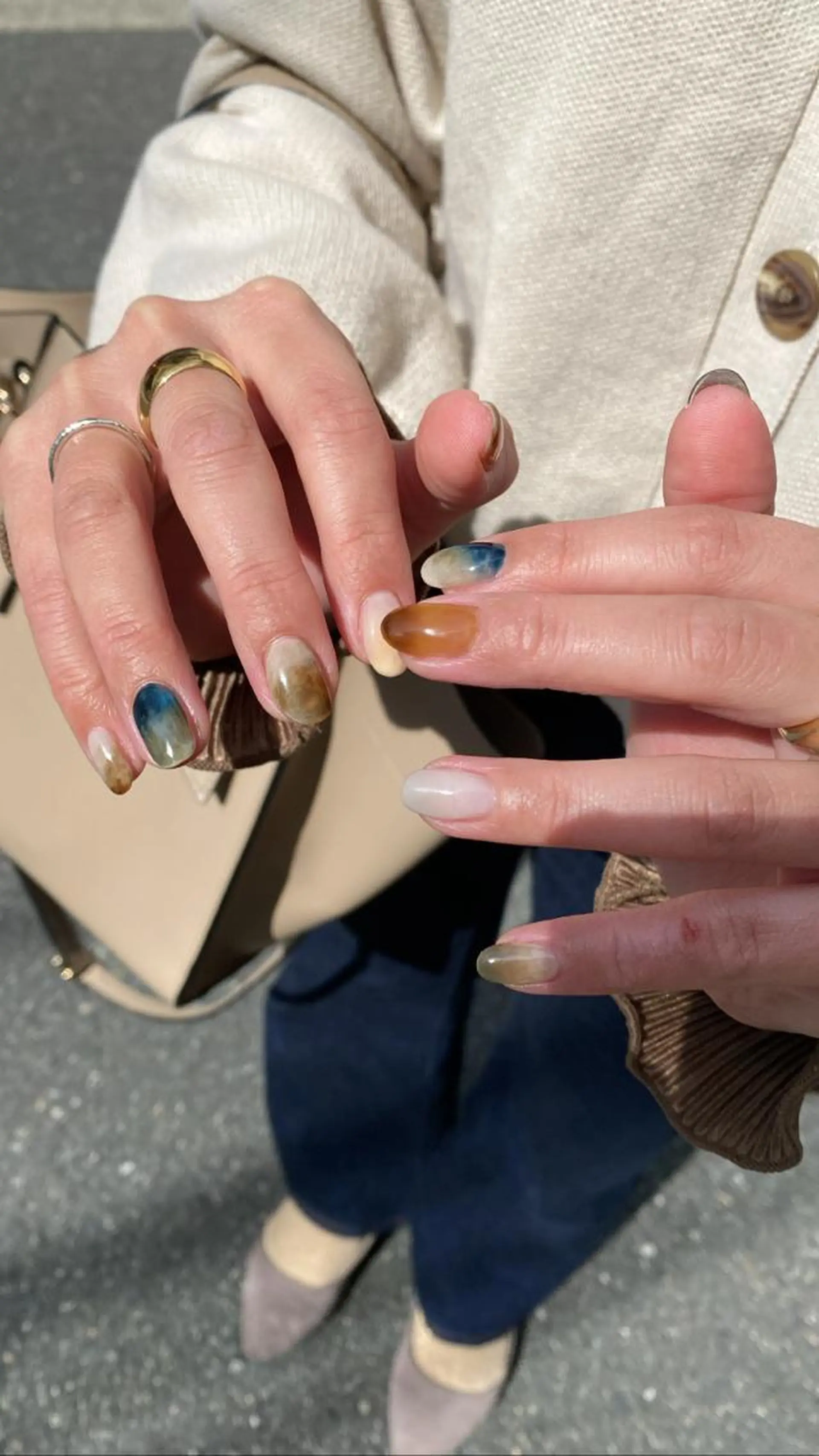 ネイル ニュアンスネイル ハンドネイル 梶山 美月のネイルデザイン