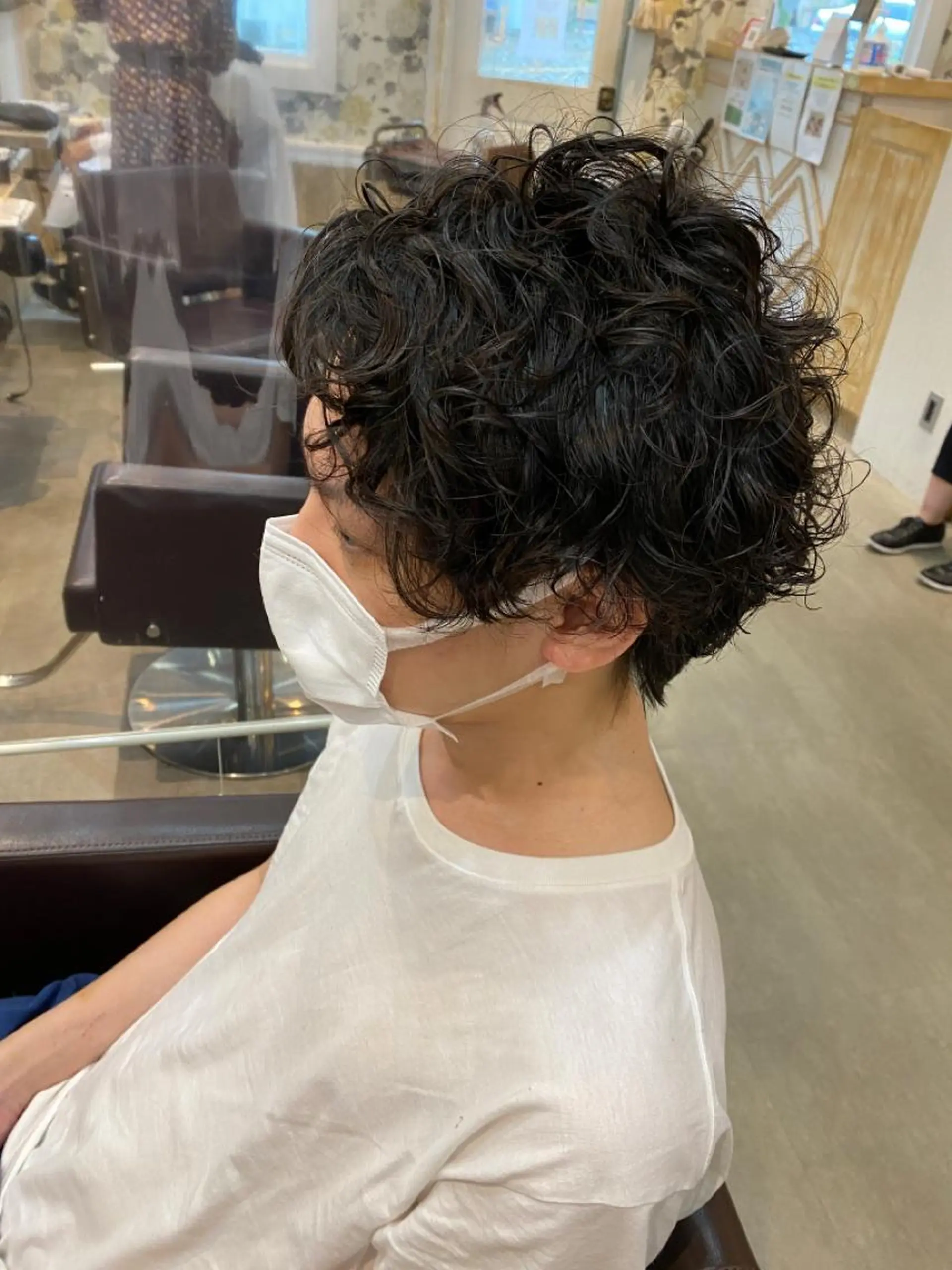 ショート Sabby氏川洸希 パーマのヘアスタイル