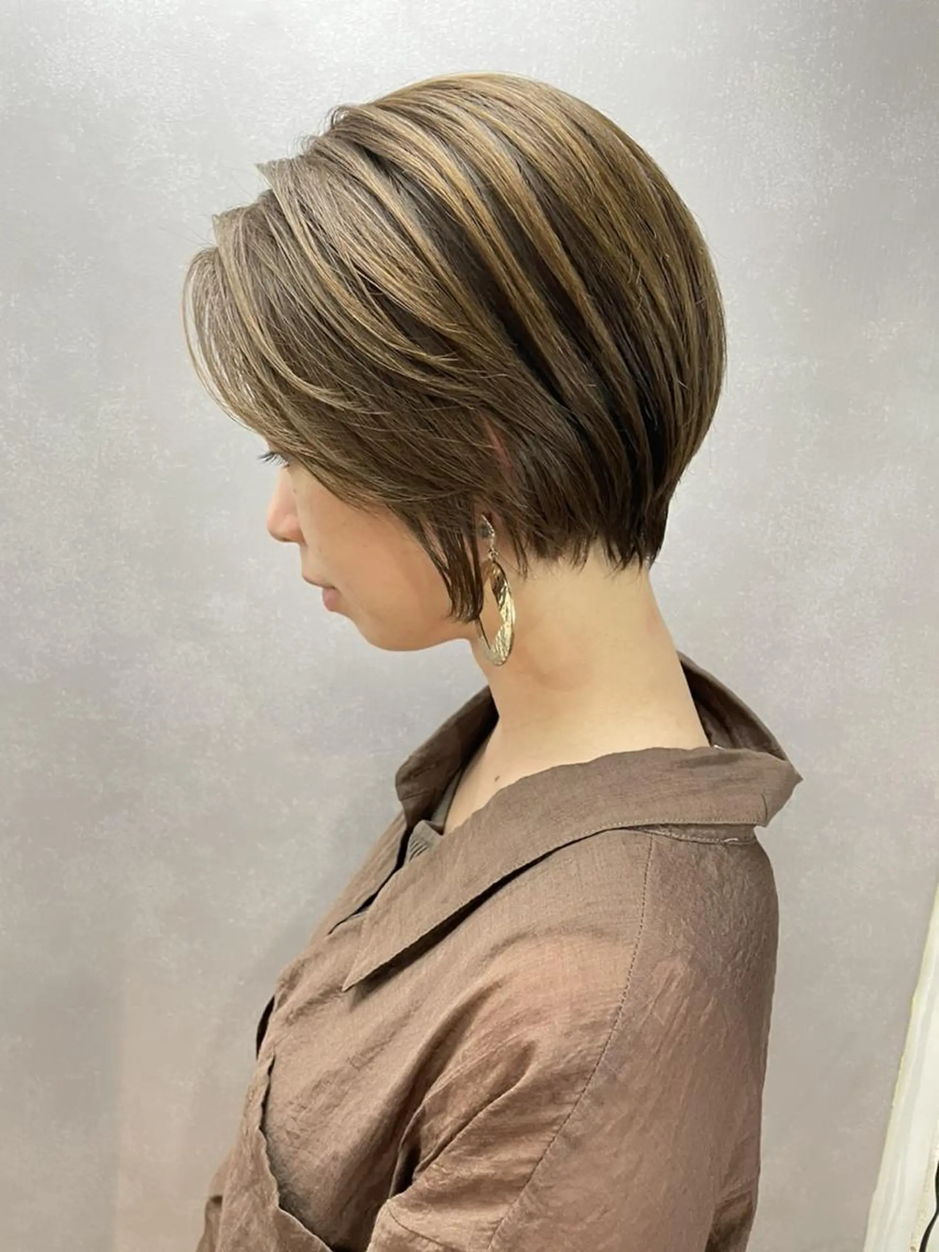 ショート カット ヘアカラー トリートメント 一ノ瀬 暁のヘアスタイル