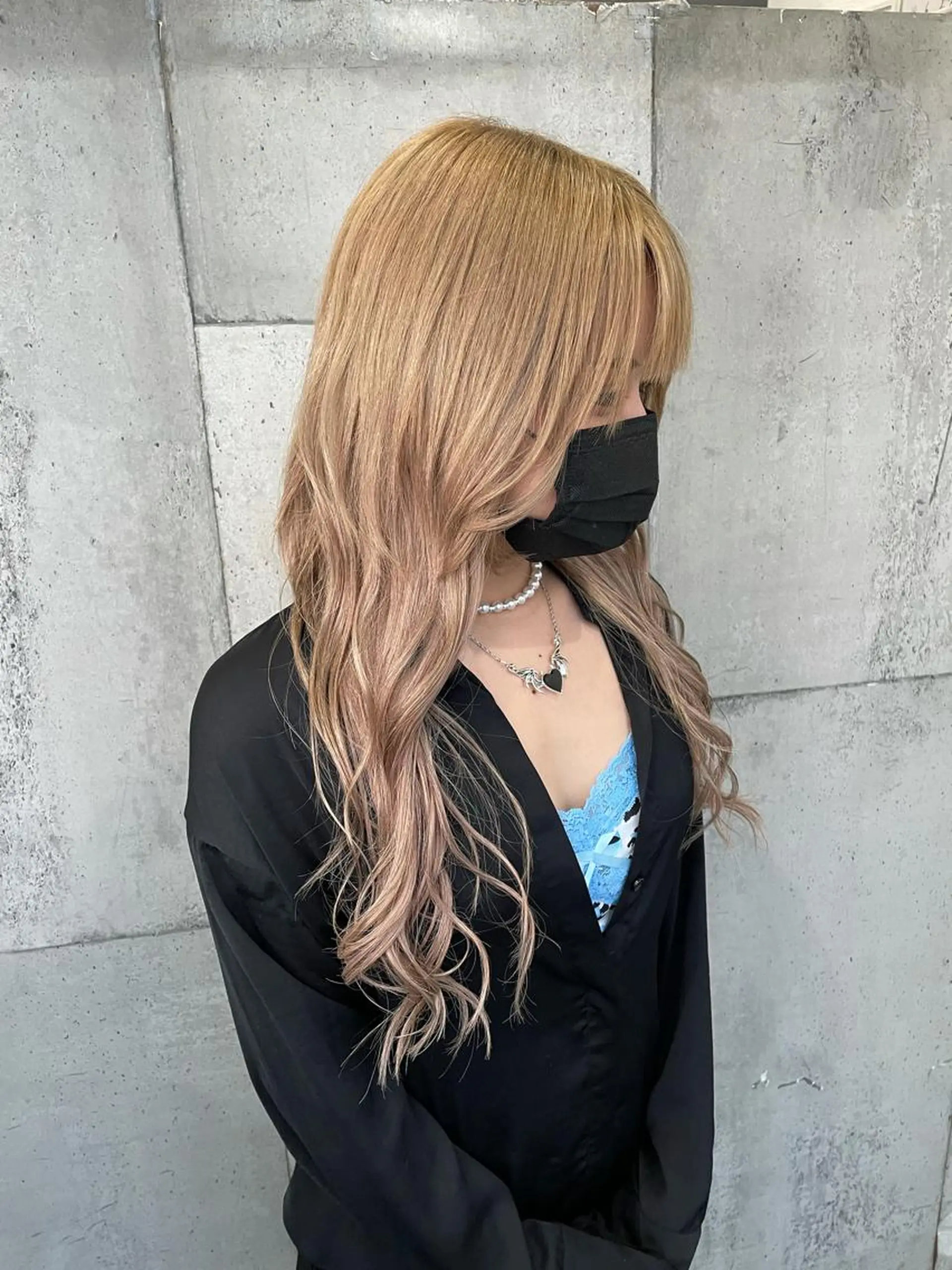 ロング エクステ 大内 志穂のヘアスタイル