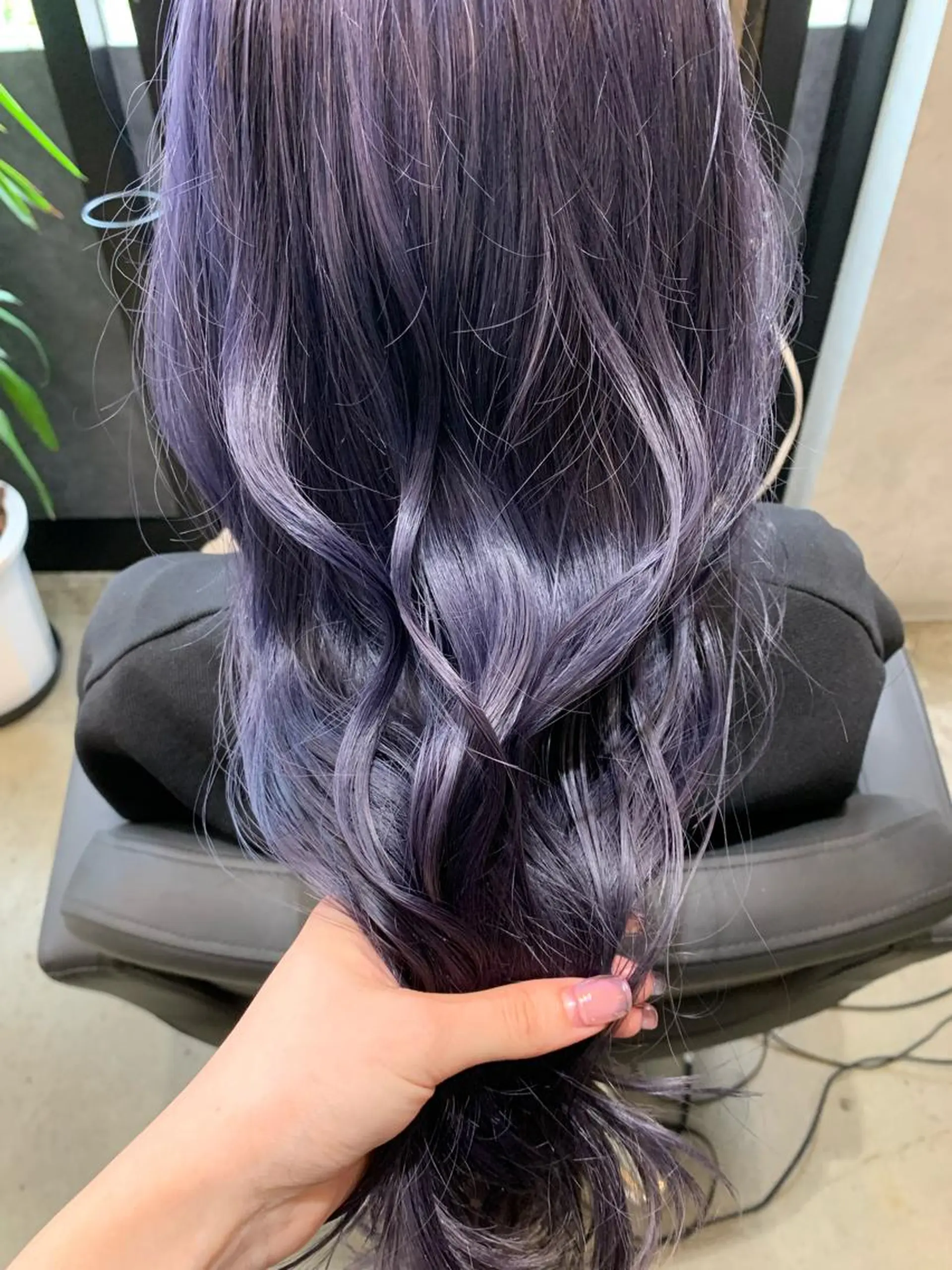 ロング カラー カット ヘアカラー トリートメント Haru/THREE …by velvetのヘアスタイル
