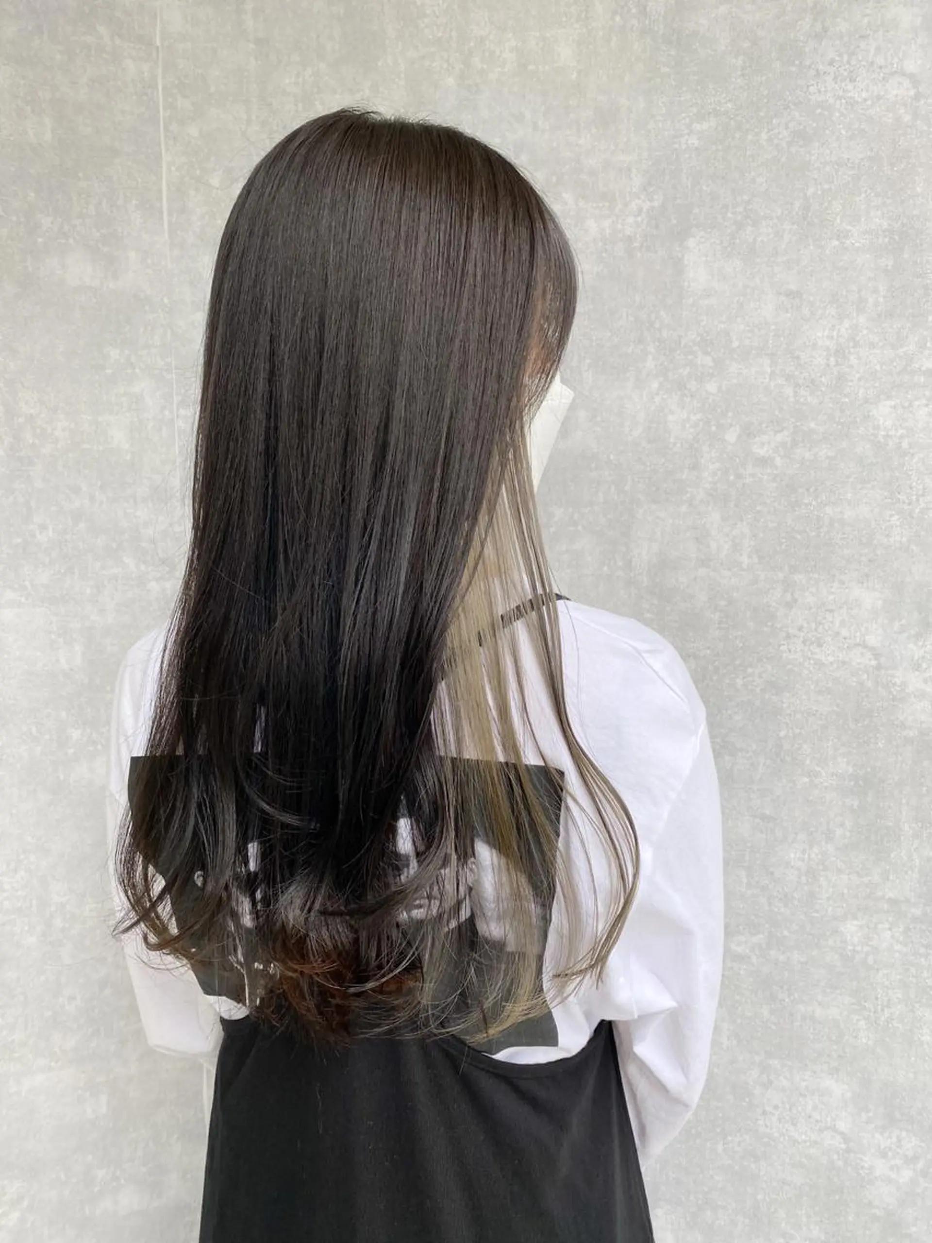 セミロング カラー カット ヘアカラー トリートメント 入江 允のヘアスタイル