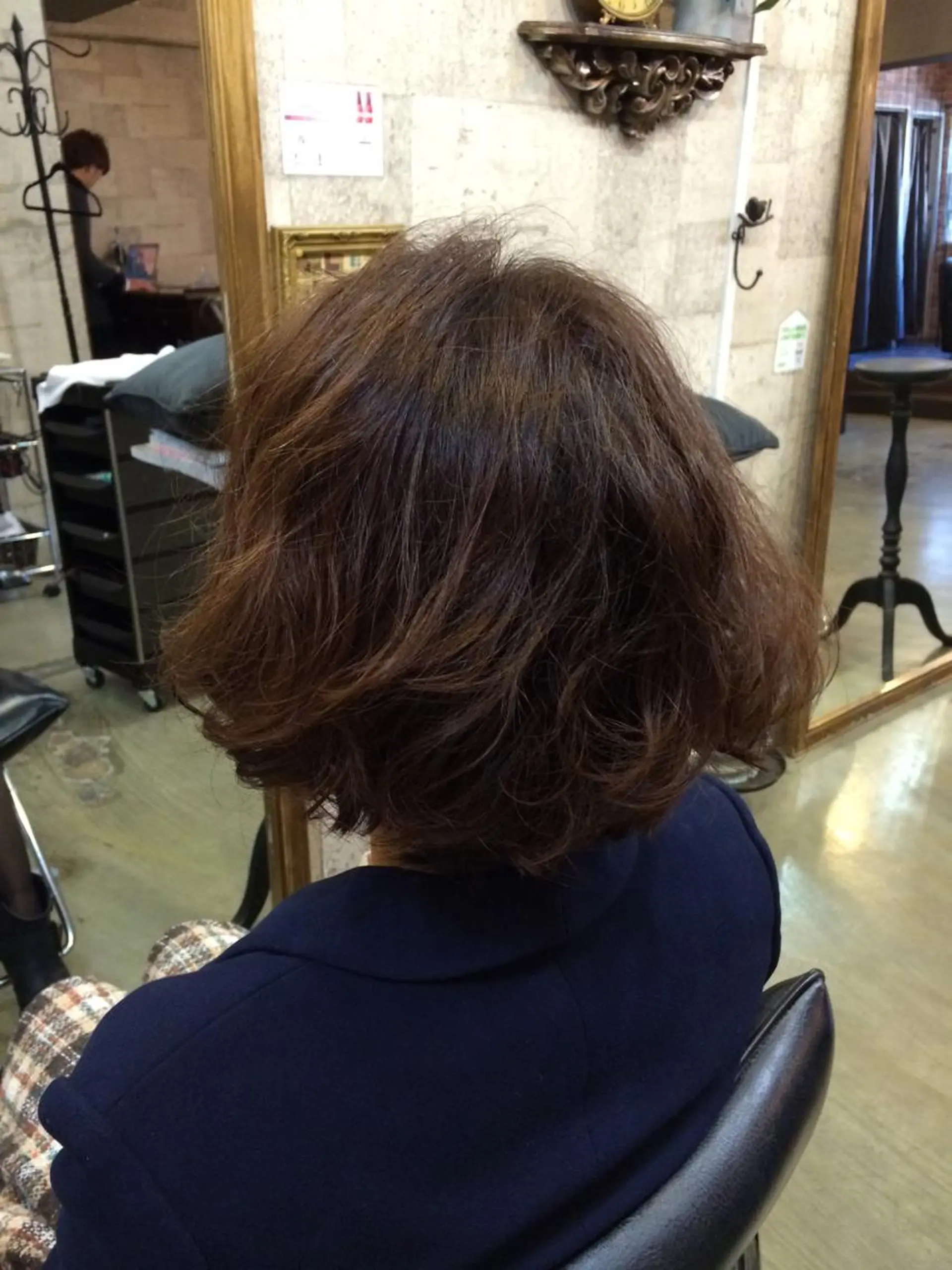 ショート パーマ ショートヘア デジタルパーマ インナーカラー/天神 ブリーチ/吉田のヘアスタイル