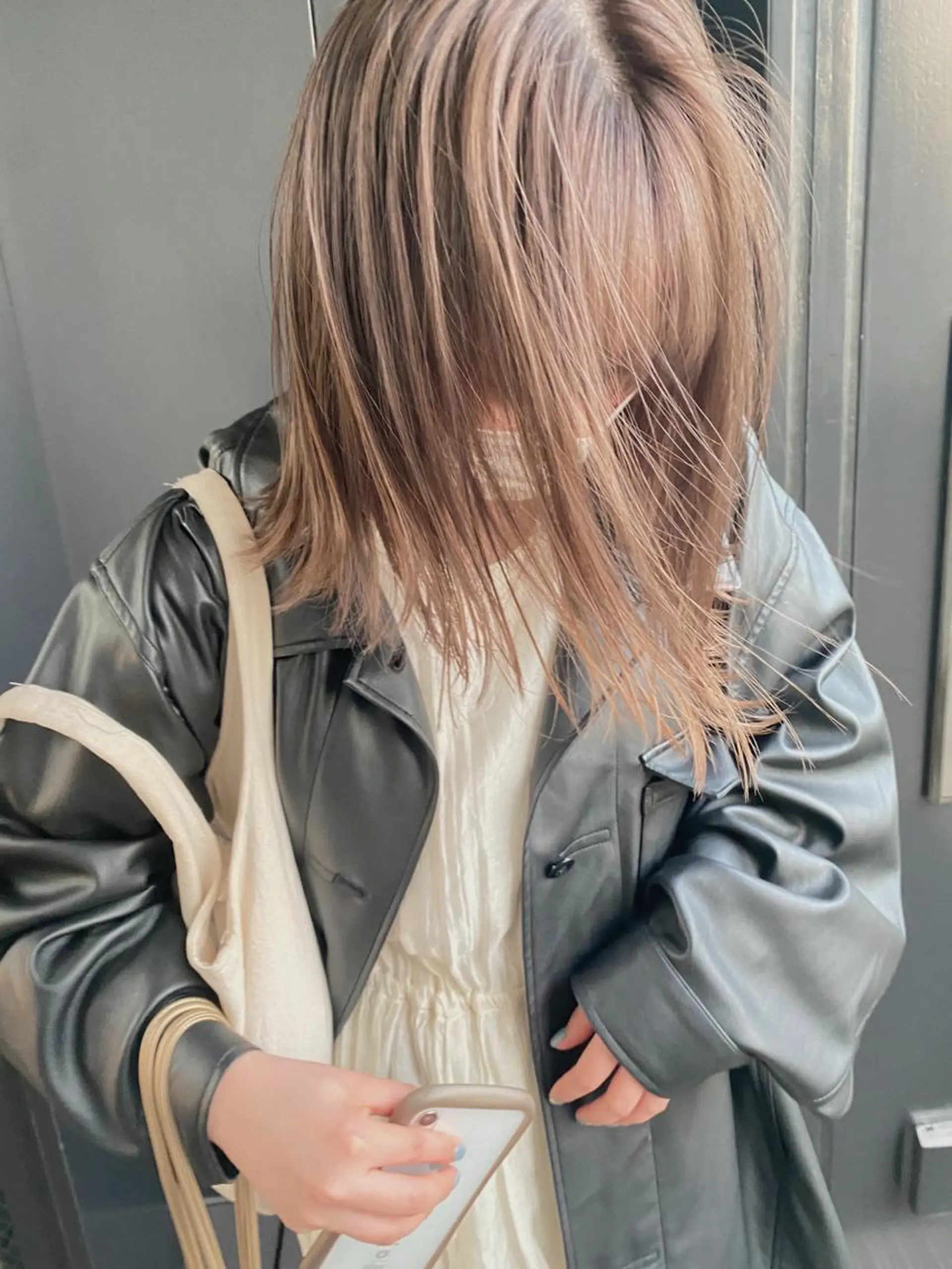 ミディアム ヨシモトリョウ 髪質改善/美髪のヘアスタイル