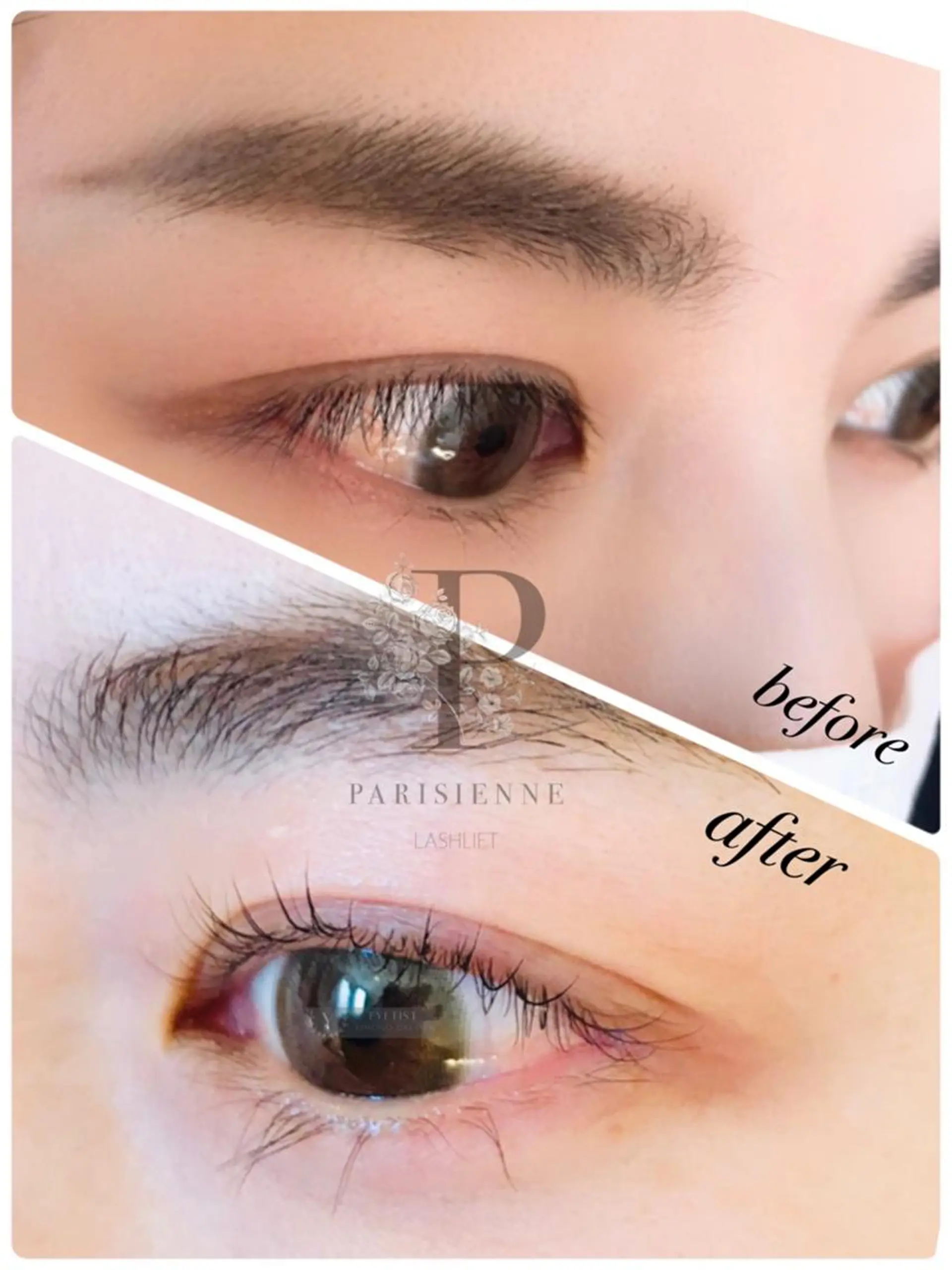 マツエク・マツパ ケラチンラッシュリフト バインドロック Cカール キュート フラットラッシュ マツパ eyelash presh yukaのマツエク・マツパデザイン